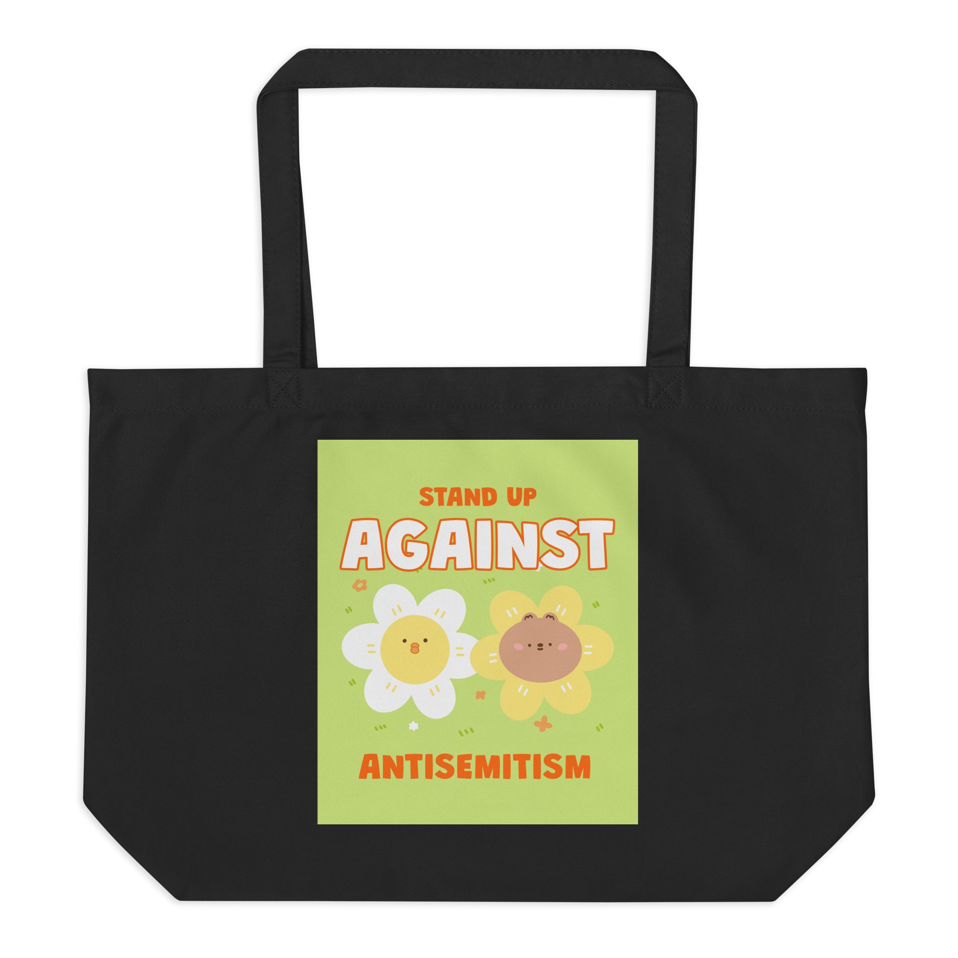 Cute Friend | Antisemitism | Large Organic Tote Bag