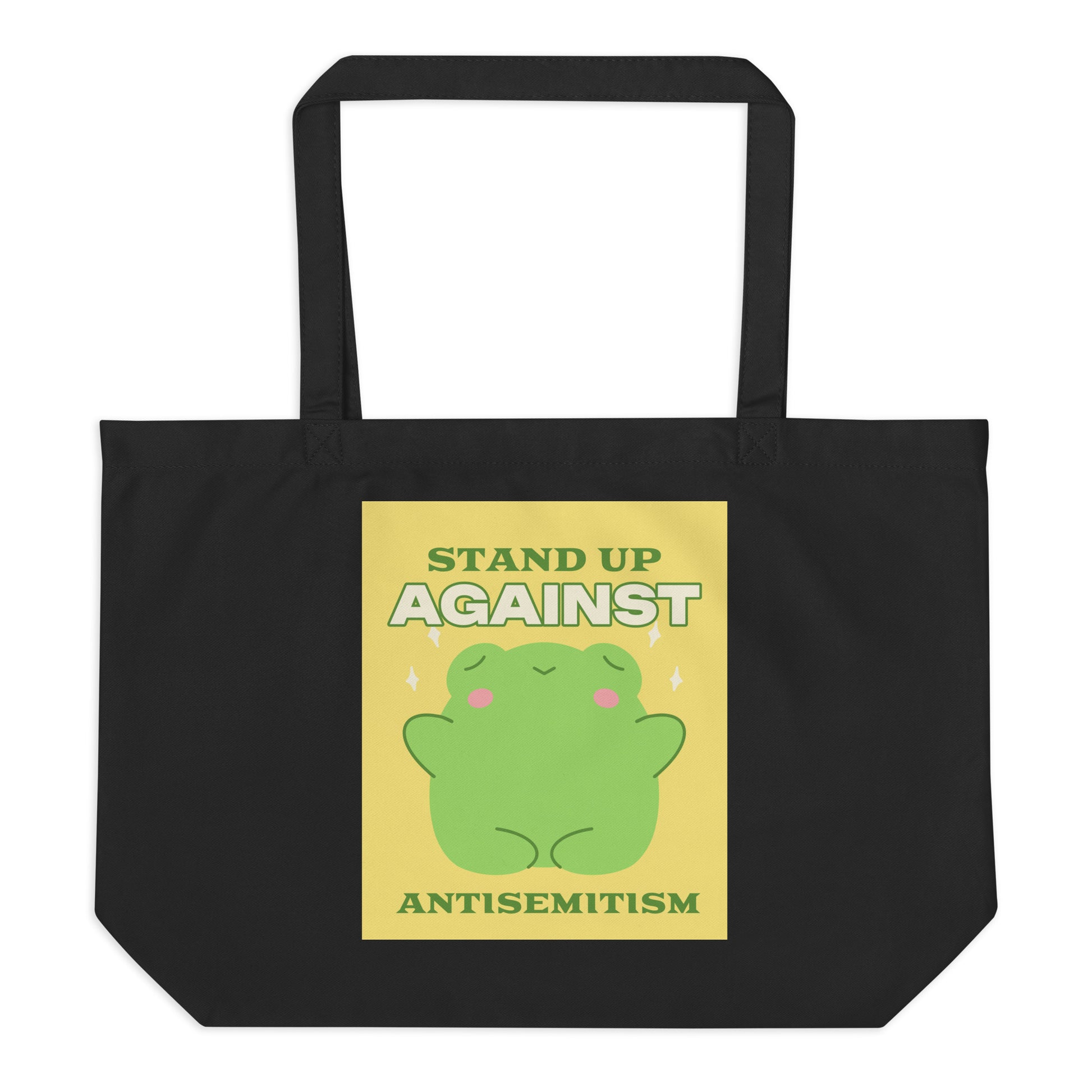 Cute Friend | Antisemitism | Large Organic Tote Bag