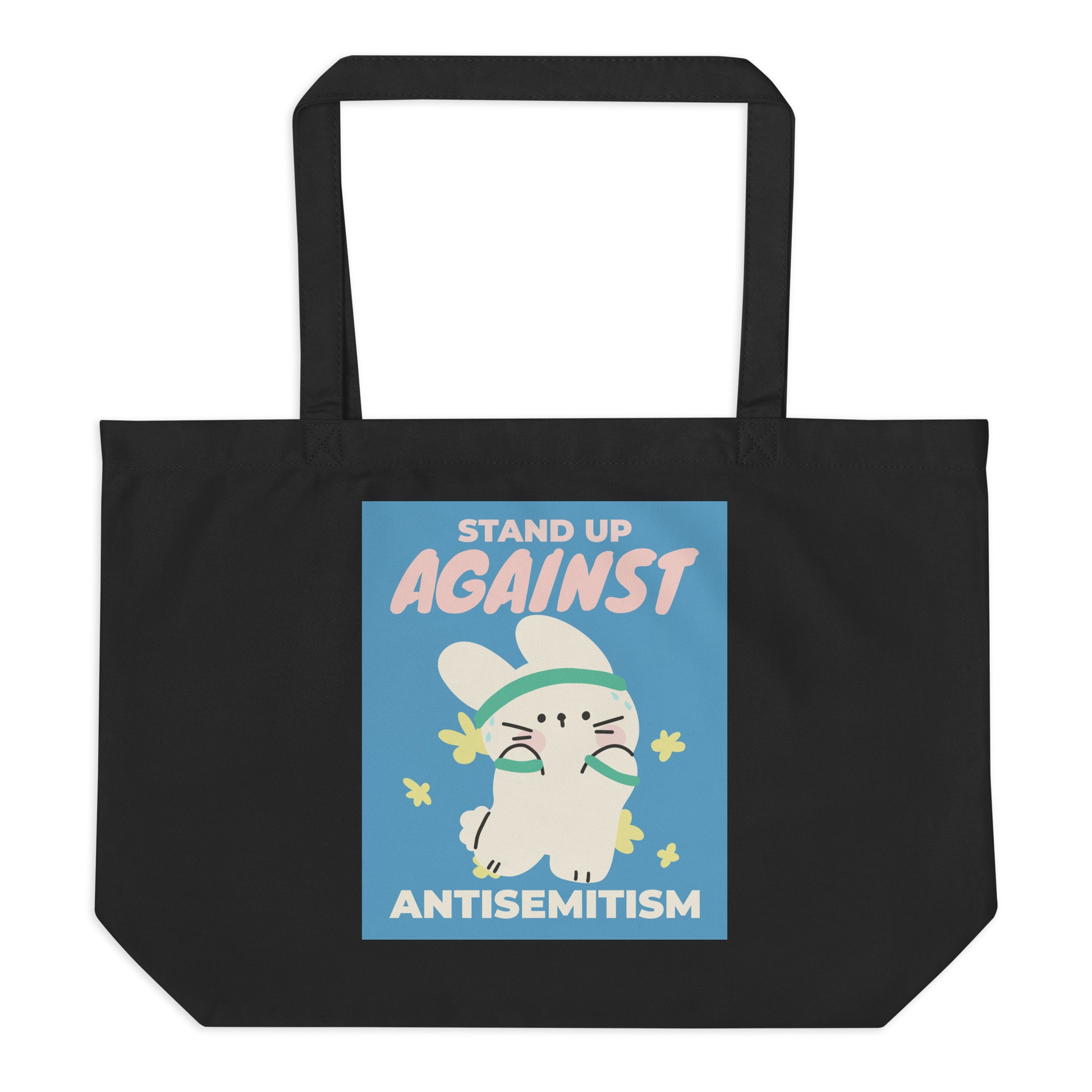 Cute Friend | Antisemitism | Large Organic Tote Bag