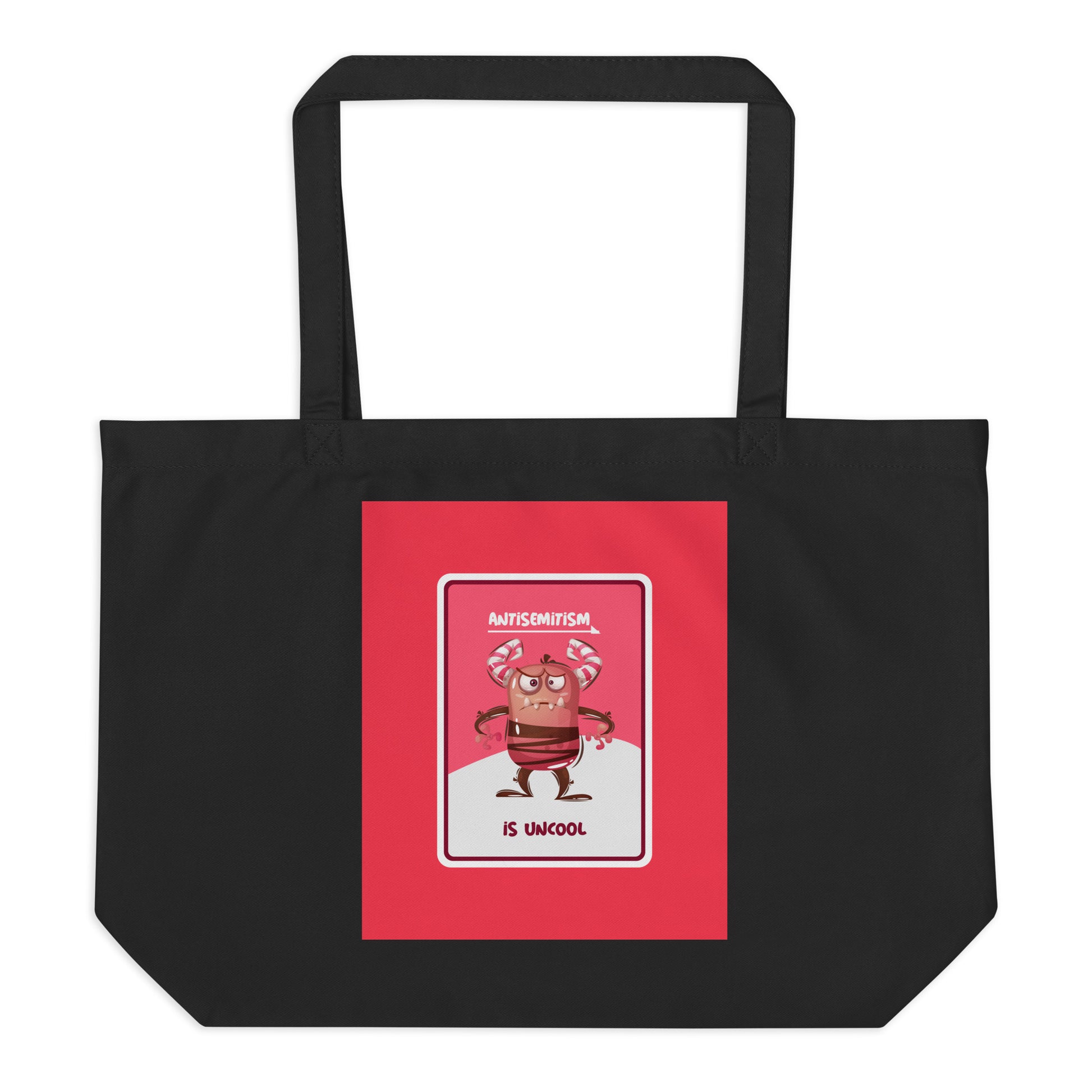 Cute Friend | Antisemitism | Large Organic Tote Bag