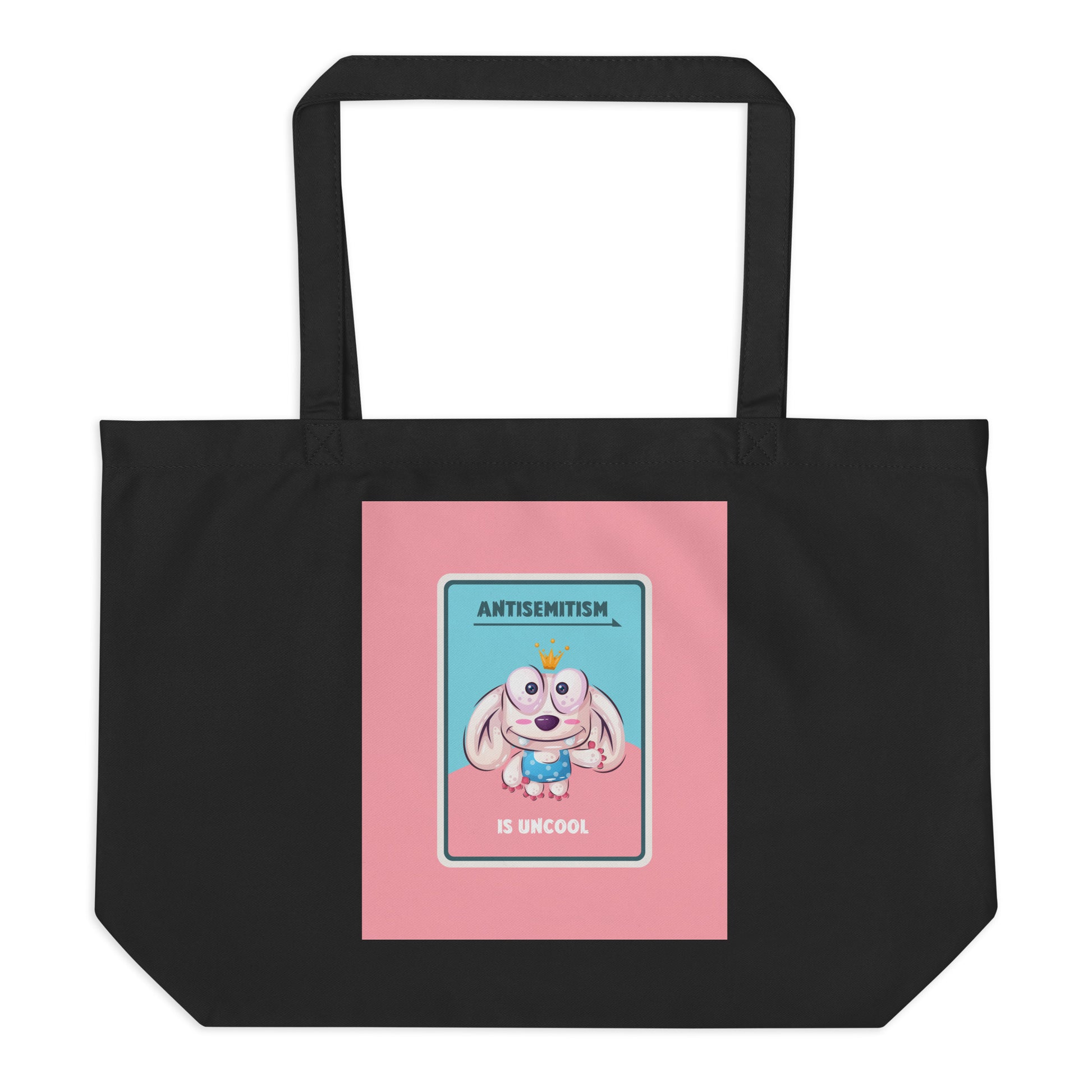 Cute Friend | Antisemitism | Large Organic Tote Bag