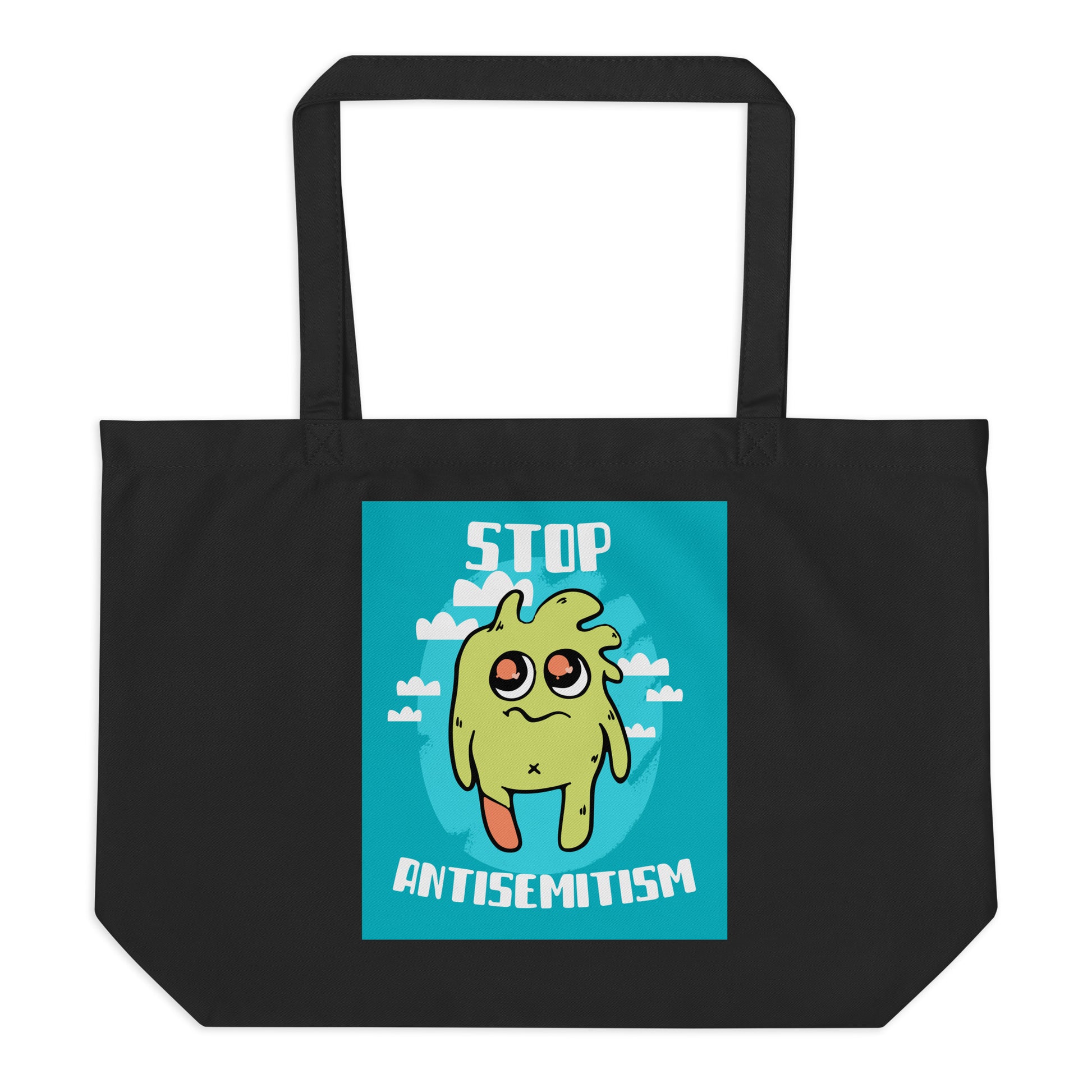 Cute Friend | Antisemitism | Large Organic Tote Bag