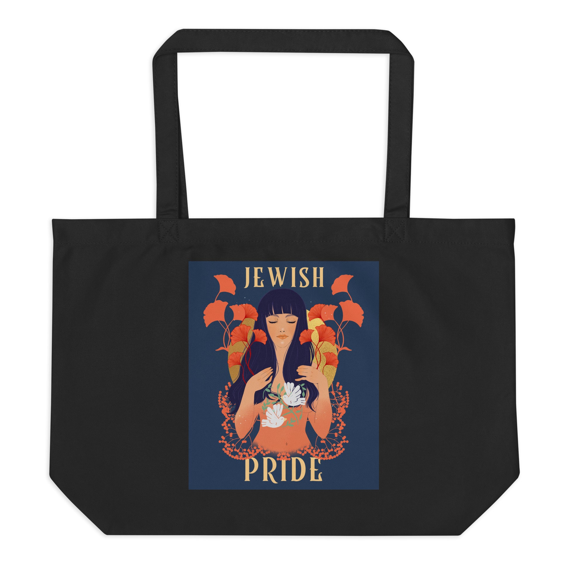 Jewish Beauty | Large Organic Tote Bag