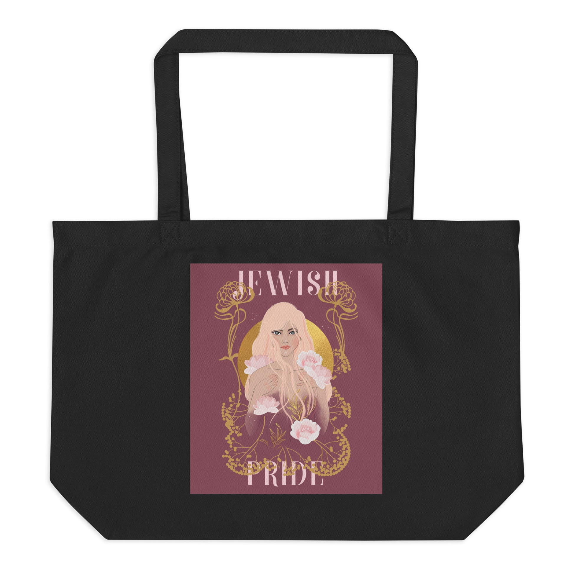 Jewish Beauty | Large Organic Tote Bag