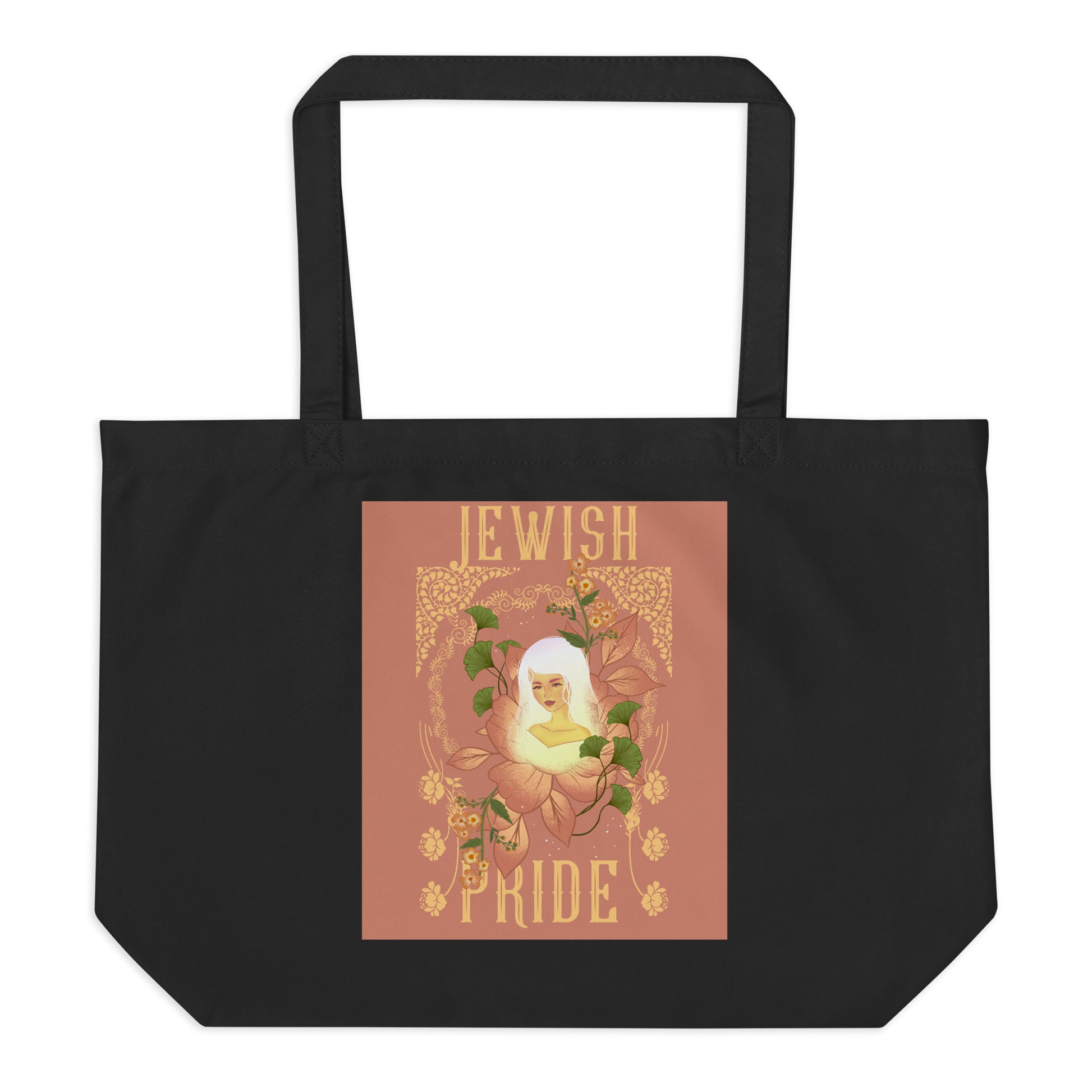 Jewish Beauty | Large Organic Tote Bag