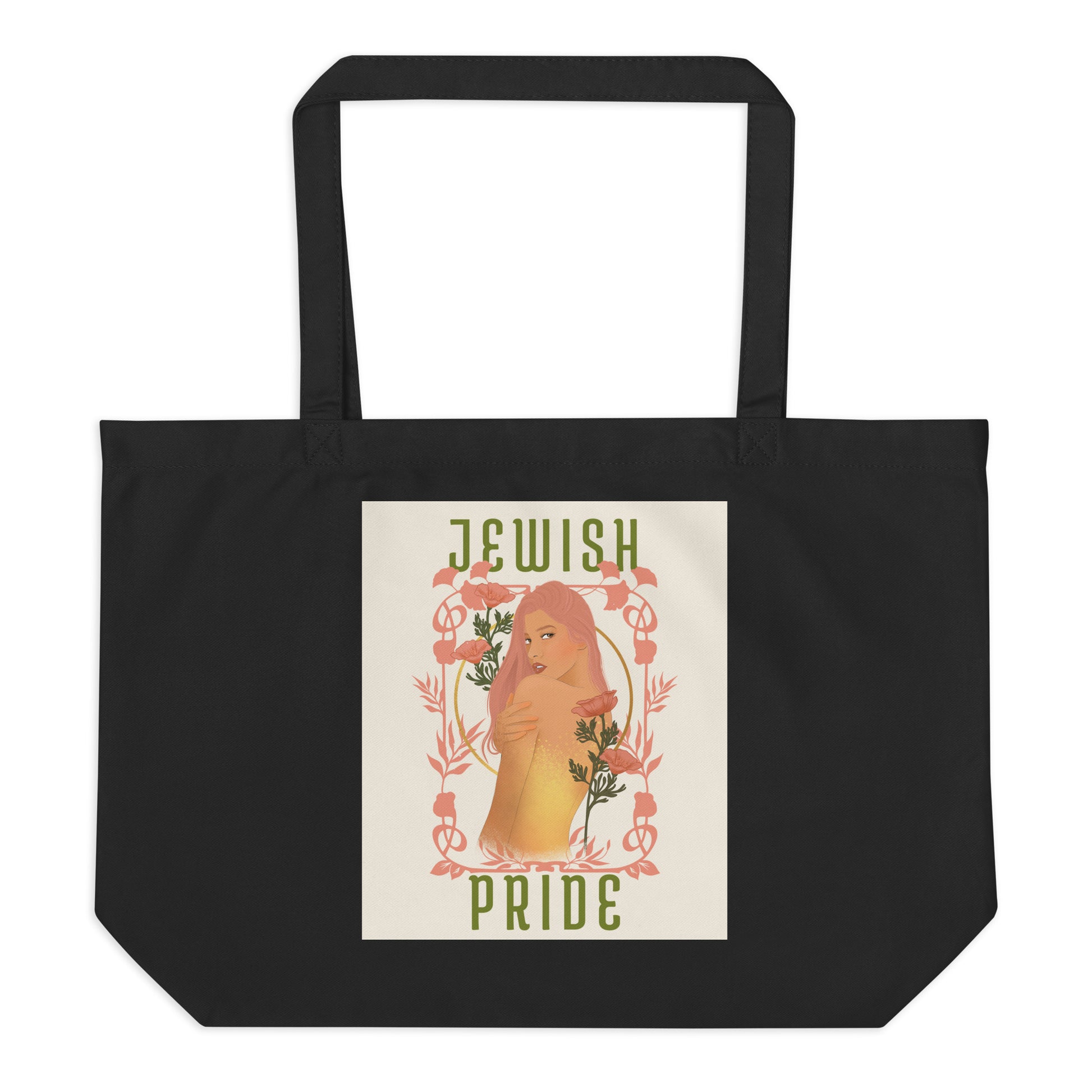 Jewish Beauty | Large Organic Tote Bag