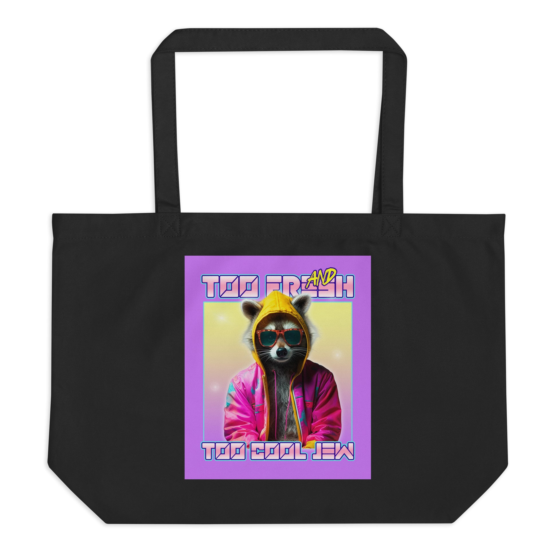 Mr Racoon | Large Organic Tote Bag