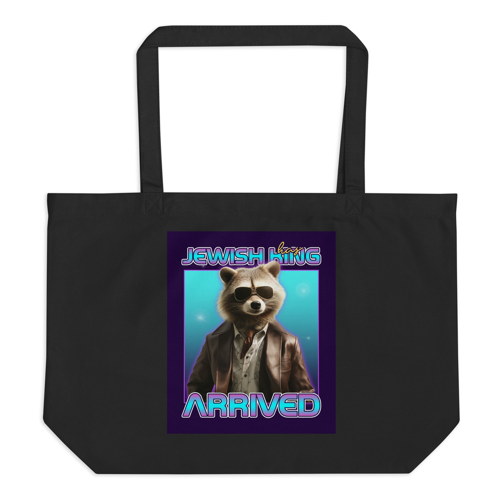 Mr Racoon | Large Organic Tote Bag