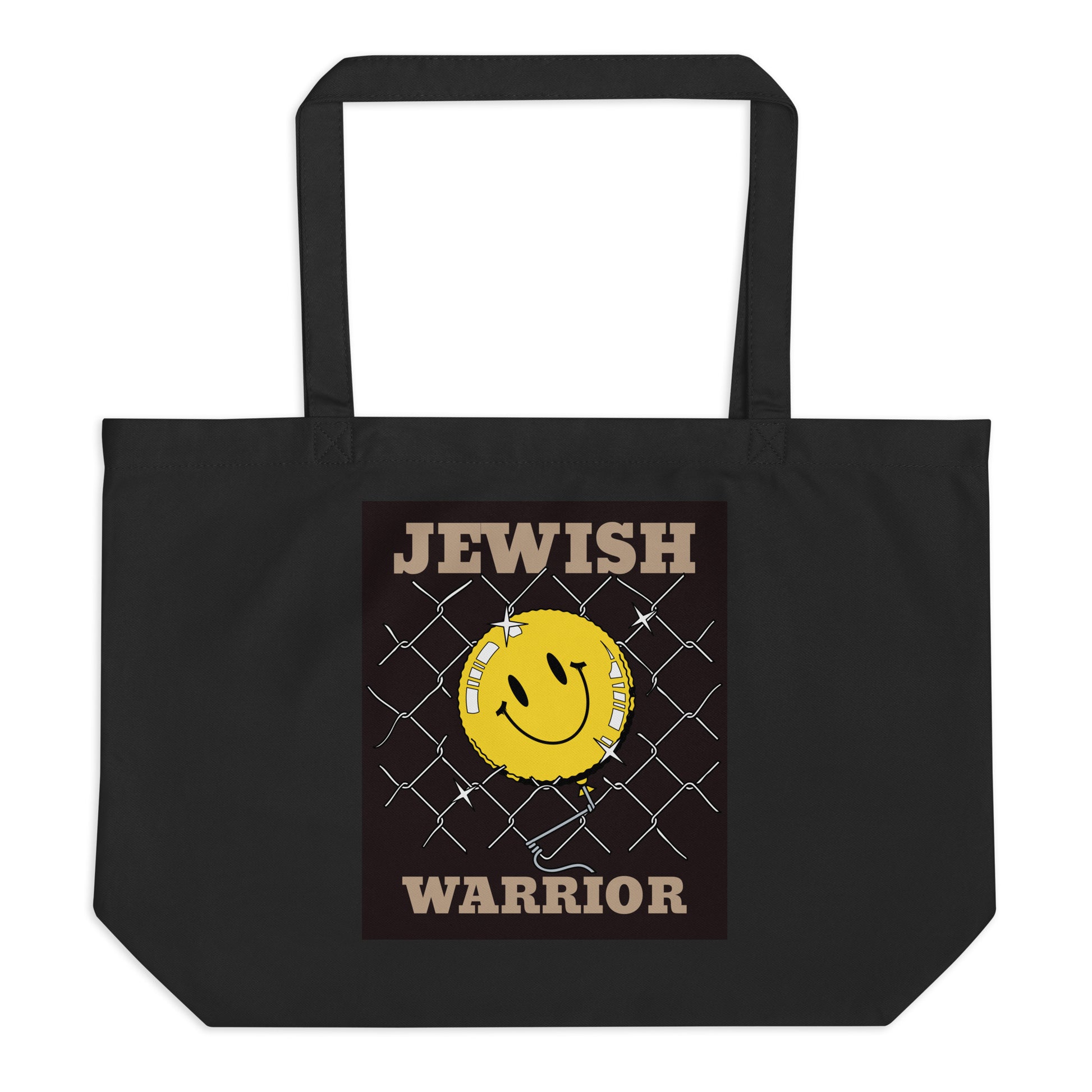 Brave Warrior | Large Organic Tote Bag