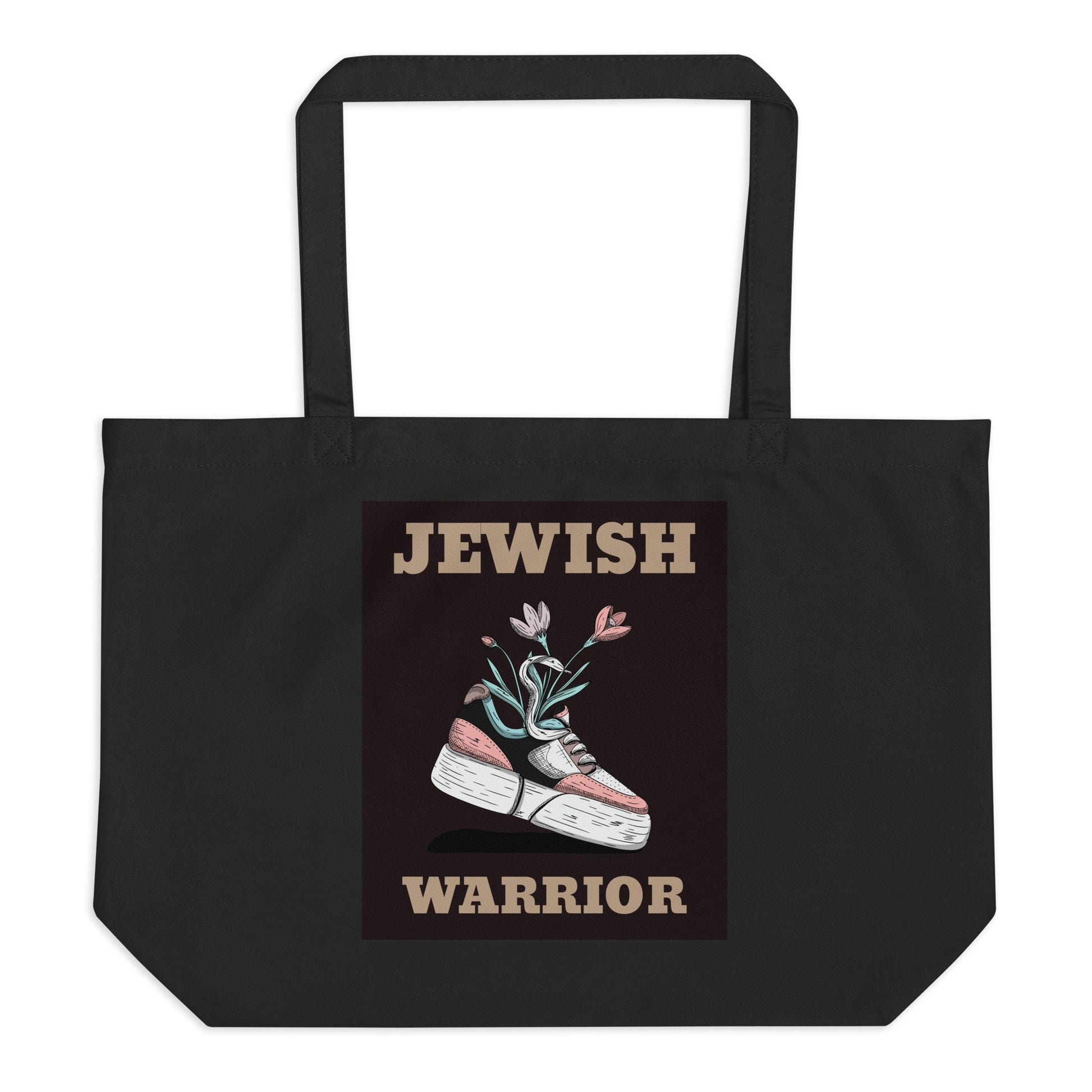 Brave Warrior | Large Organic Tote Bag