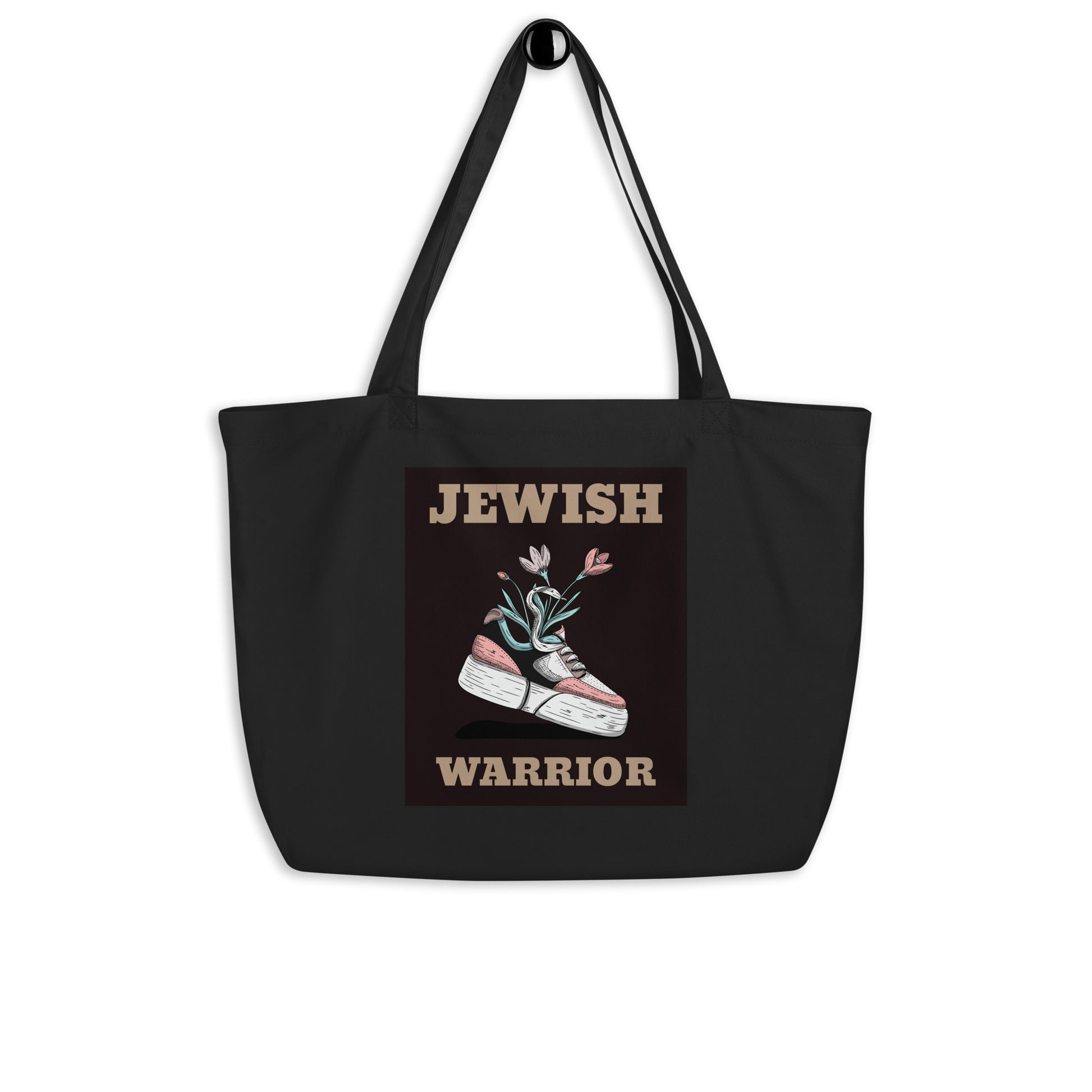 Brave Warrior | Large Organic Tote Bag