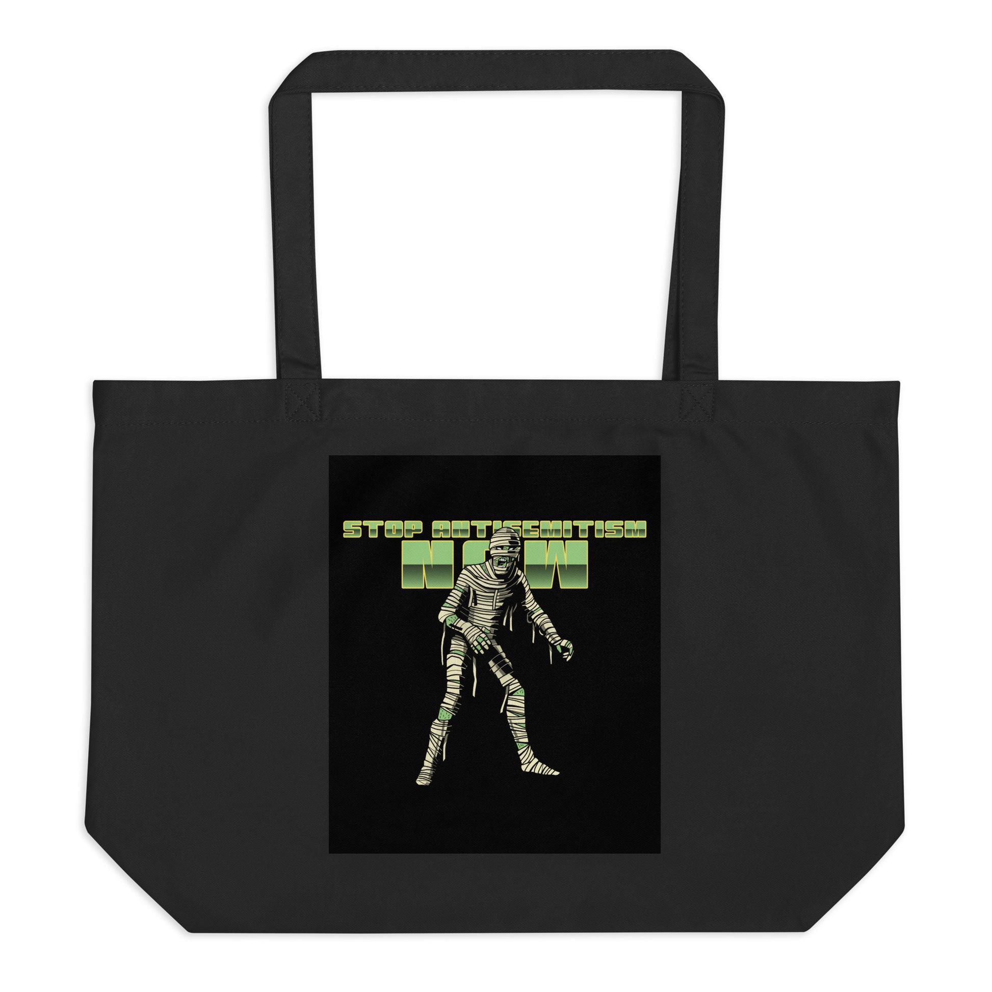 Horror Movie | Antisemitism | Large Organic Tote Bag