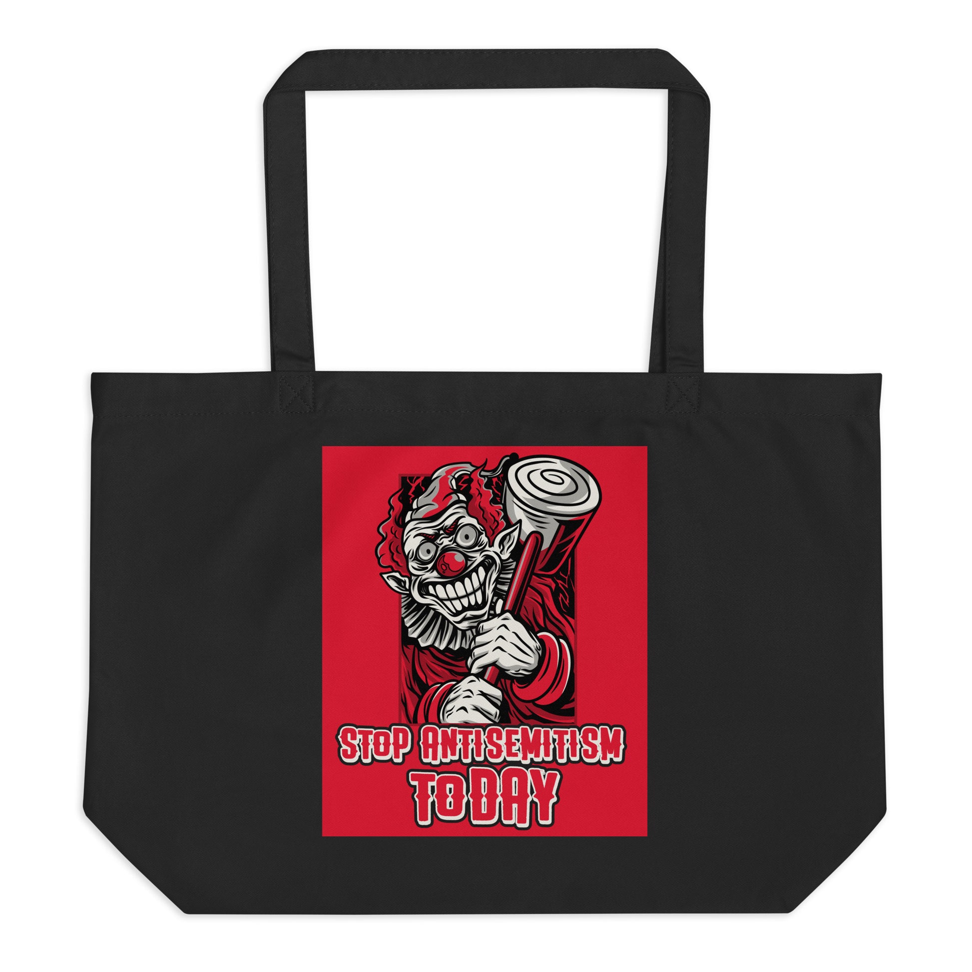 Horror Movie | Antisemitism | Large Organic Tote Bag