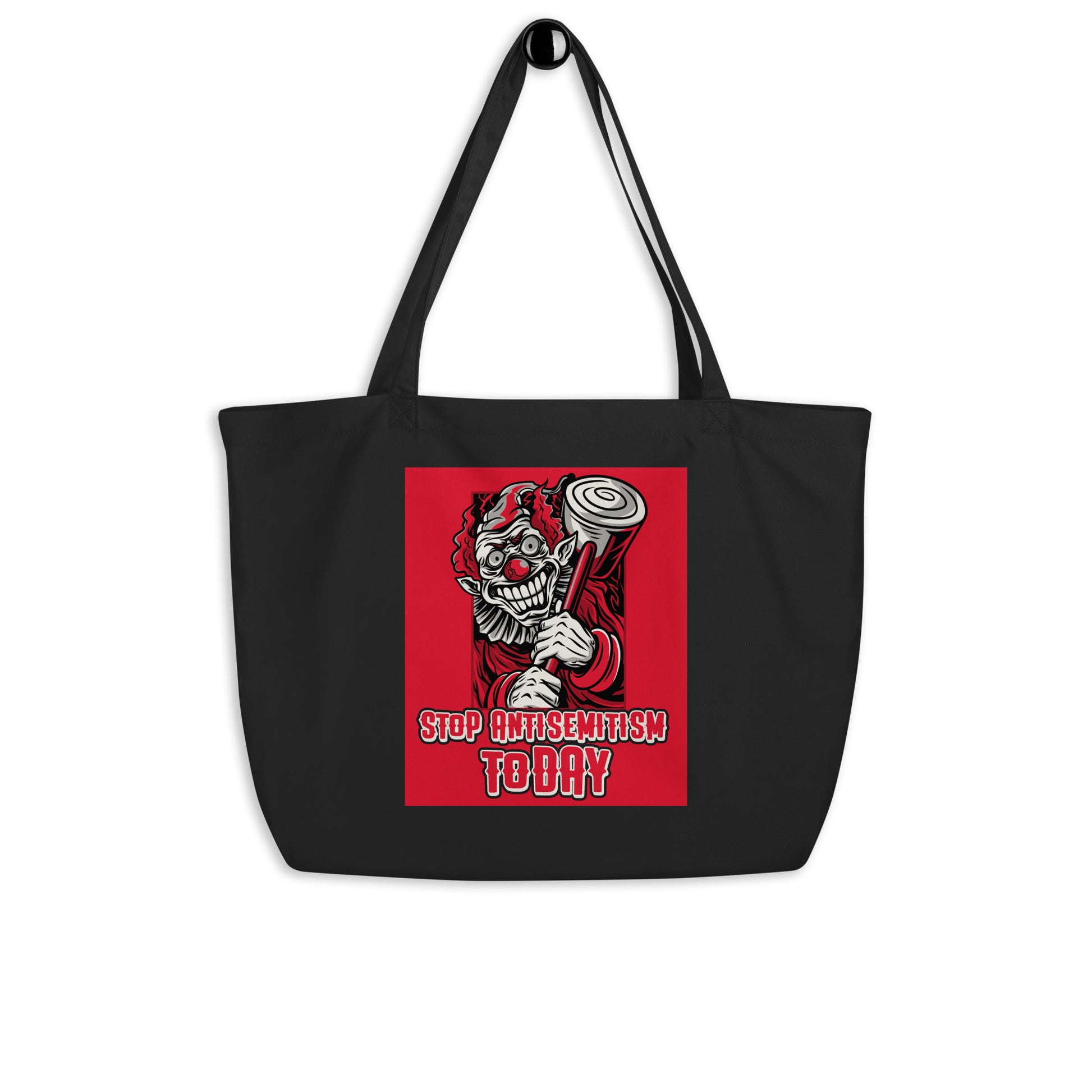 Horror Movie | Antisemitism | Large Organic Tote Bag