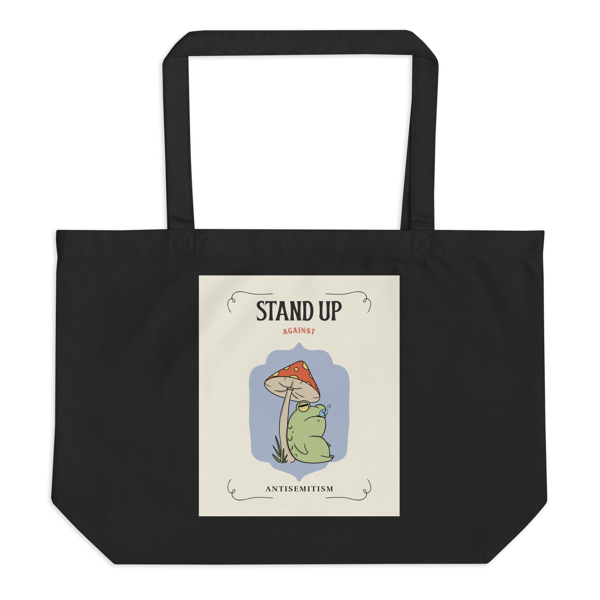 Cute Friend | Antisemitism | Large Organic Tote Bag