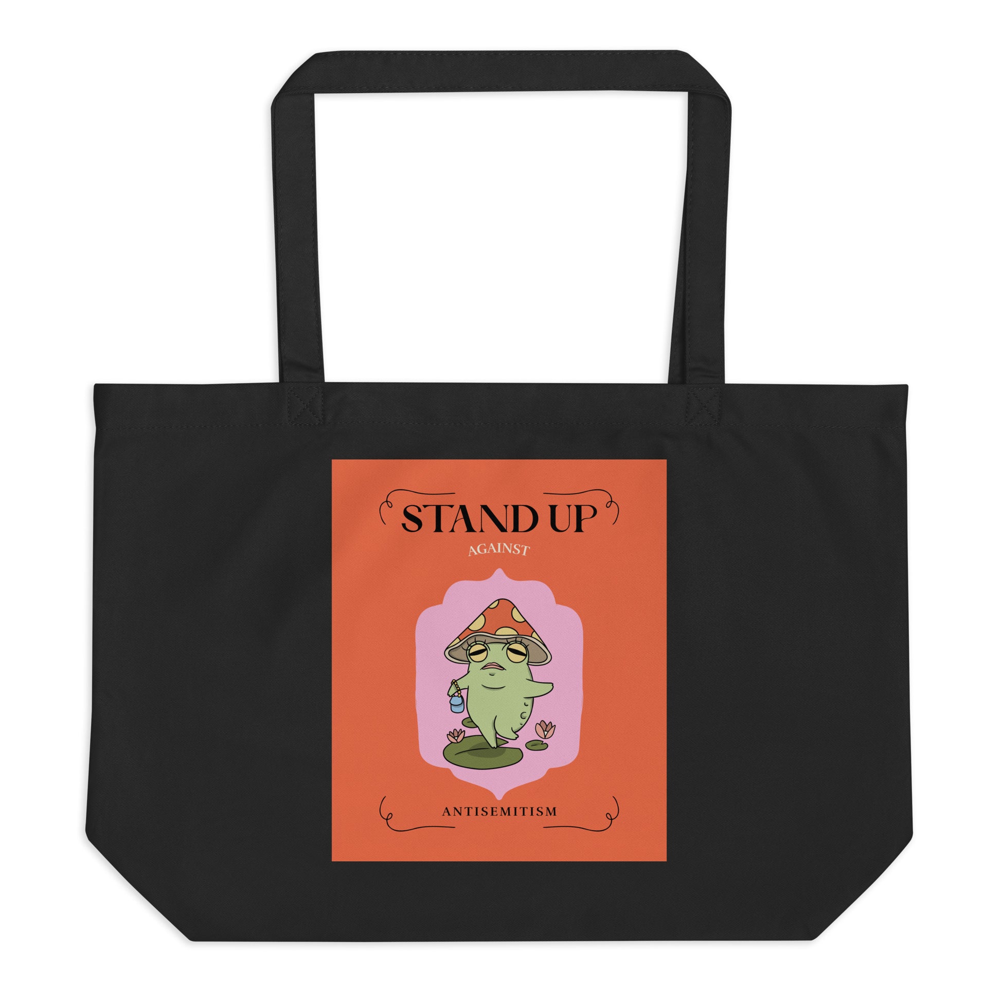 Cute Friend | Antisemitism | Large Organic Tote Bag