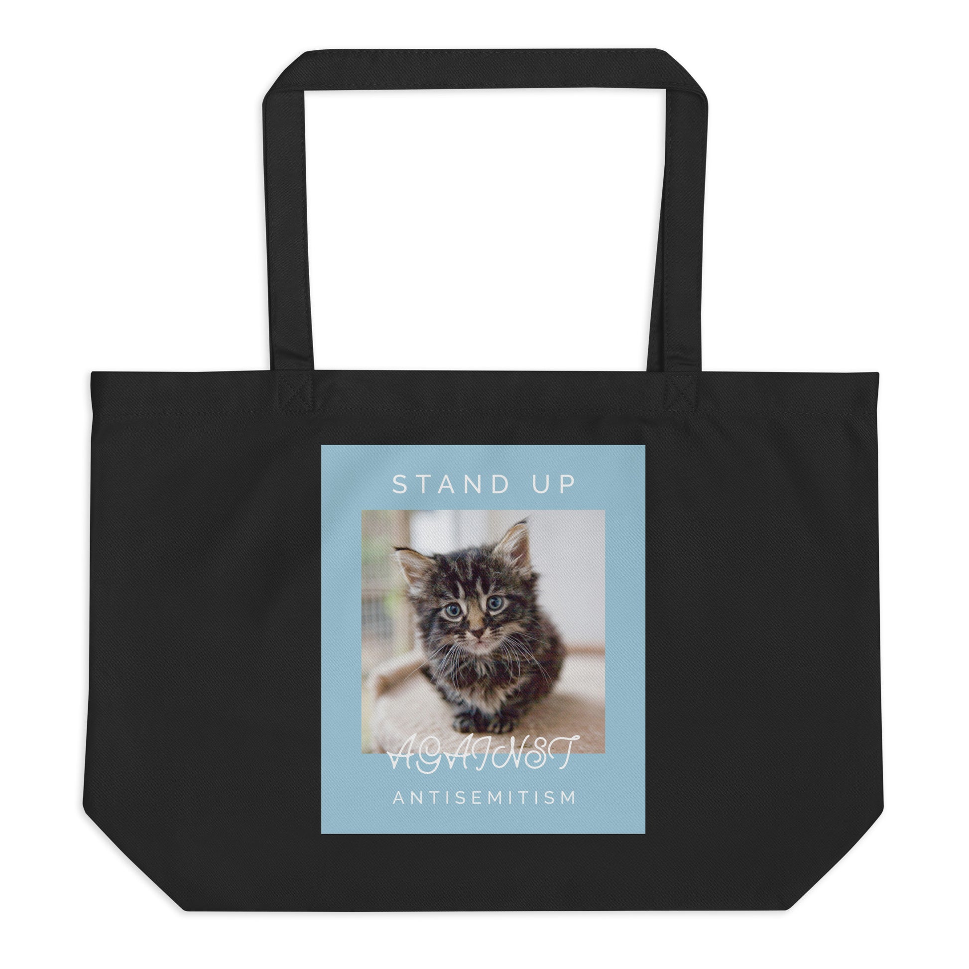 Cute Friend | Antisemitism | Large Organic Tote Bag