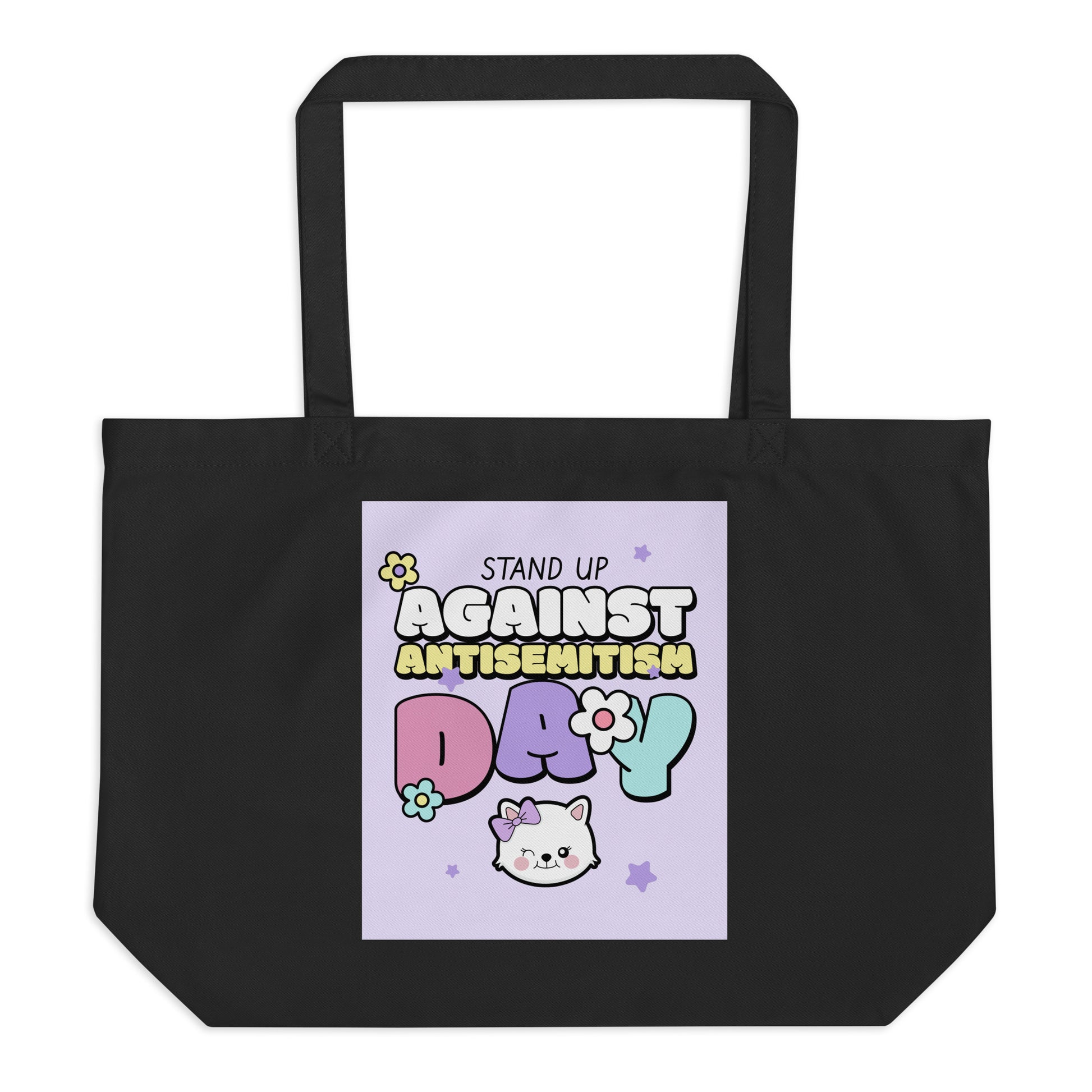 Cute Friend | Antisemitism | Large Organic Tote Bag