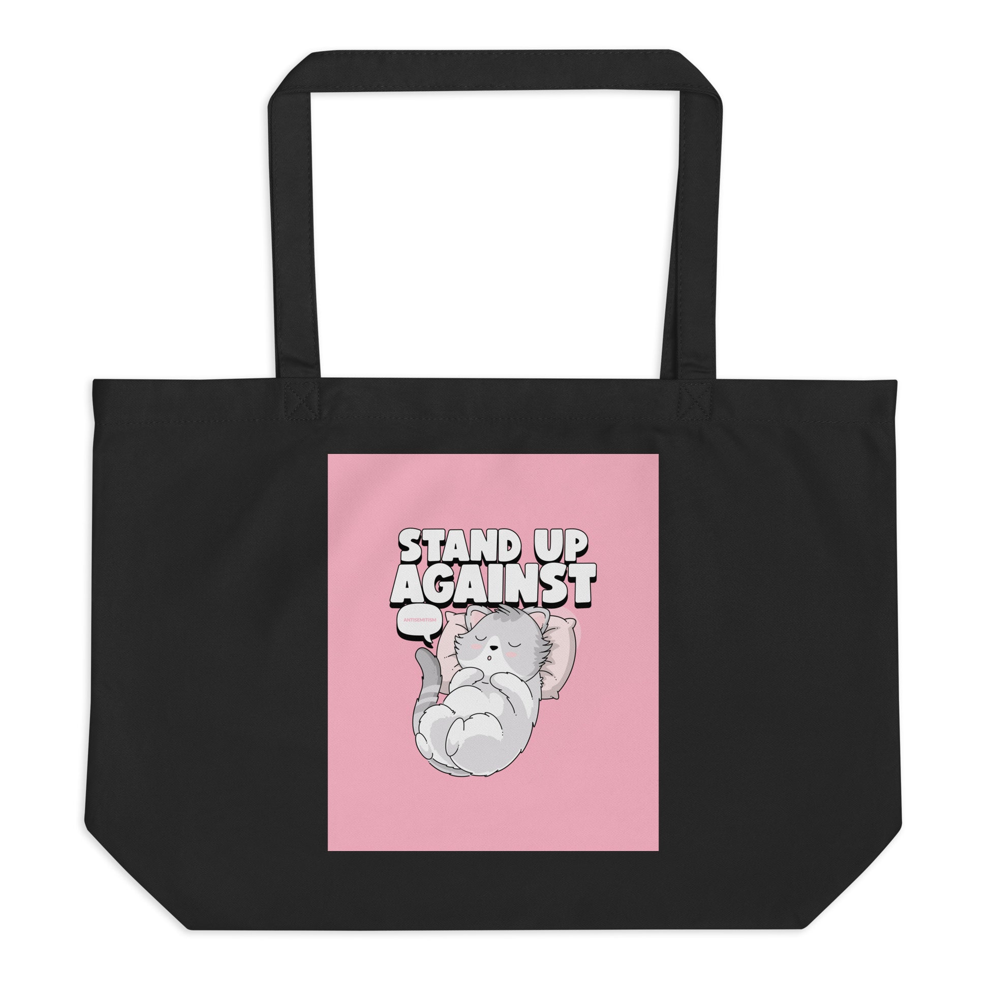 Cute Friend | Antisemitism | Large Organic Tote Bag