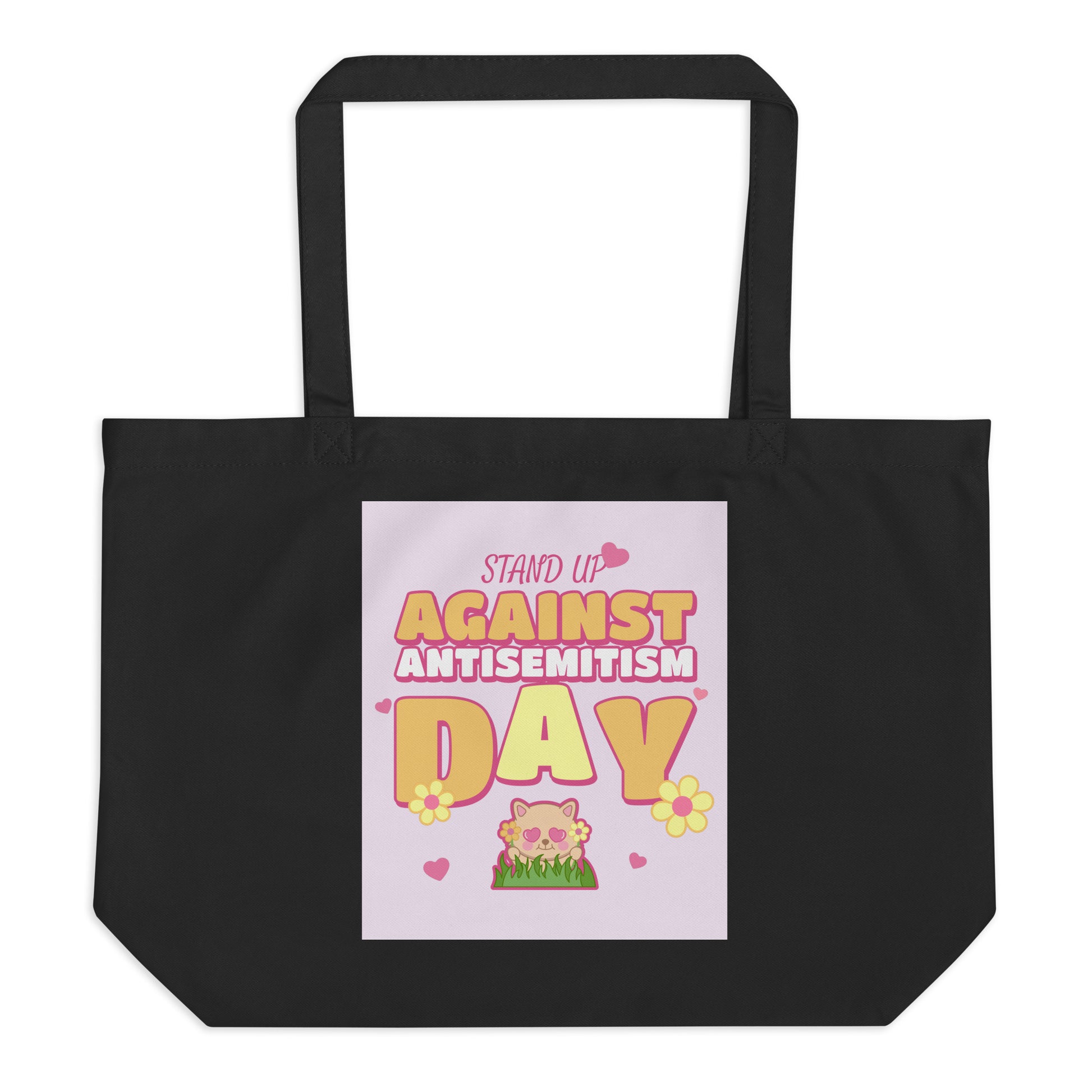 Cute Friend | Antisemitism | Large Organic Tote Bag
