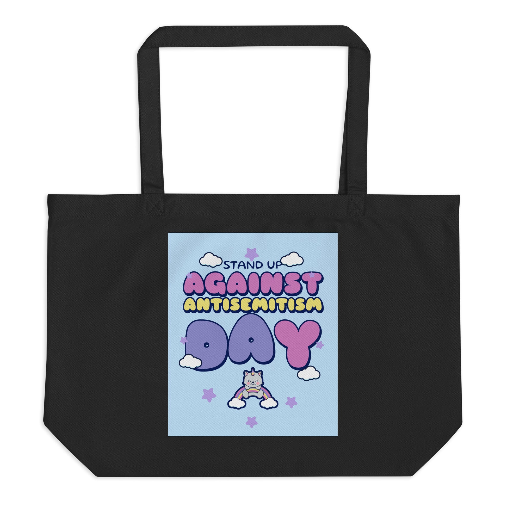 Cute Friend | Antisemitism | Large Organic Tote Bag