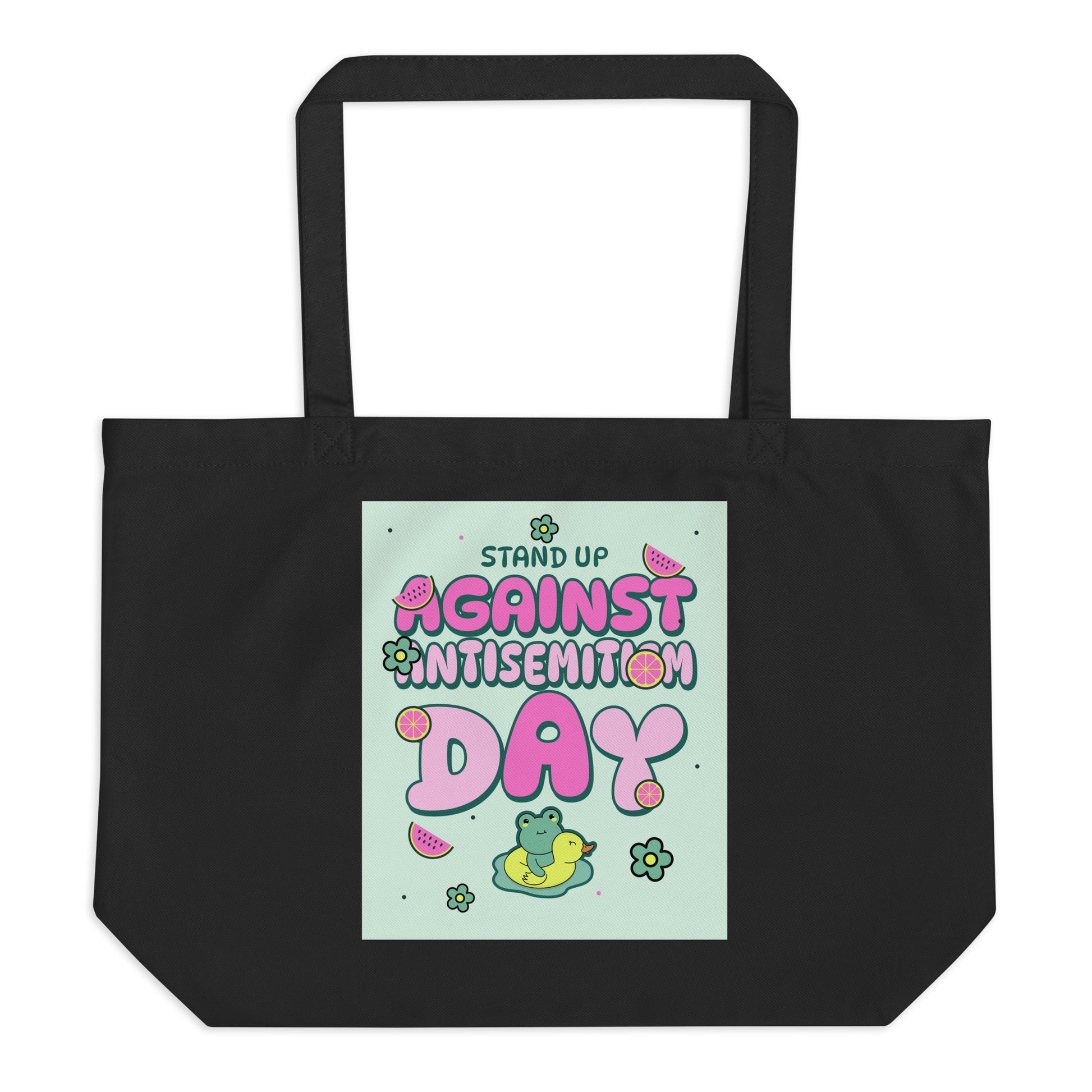 Cute Friend | Antisemitism | Large Organic Tote Bag
