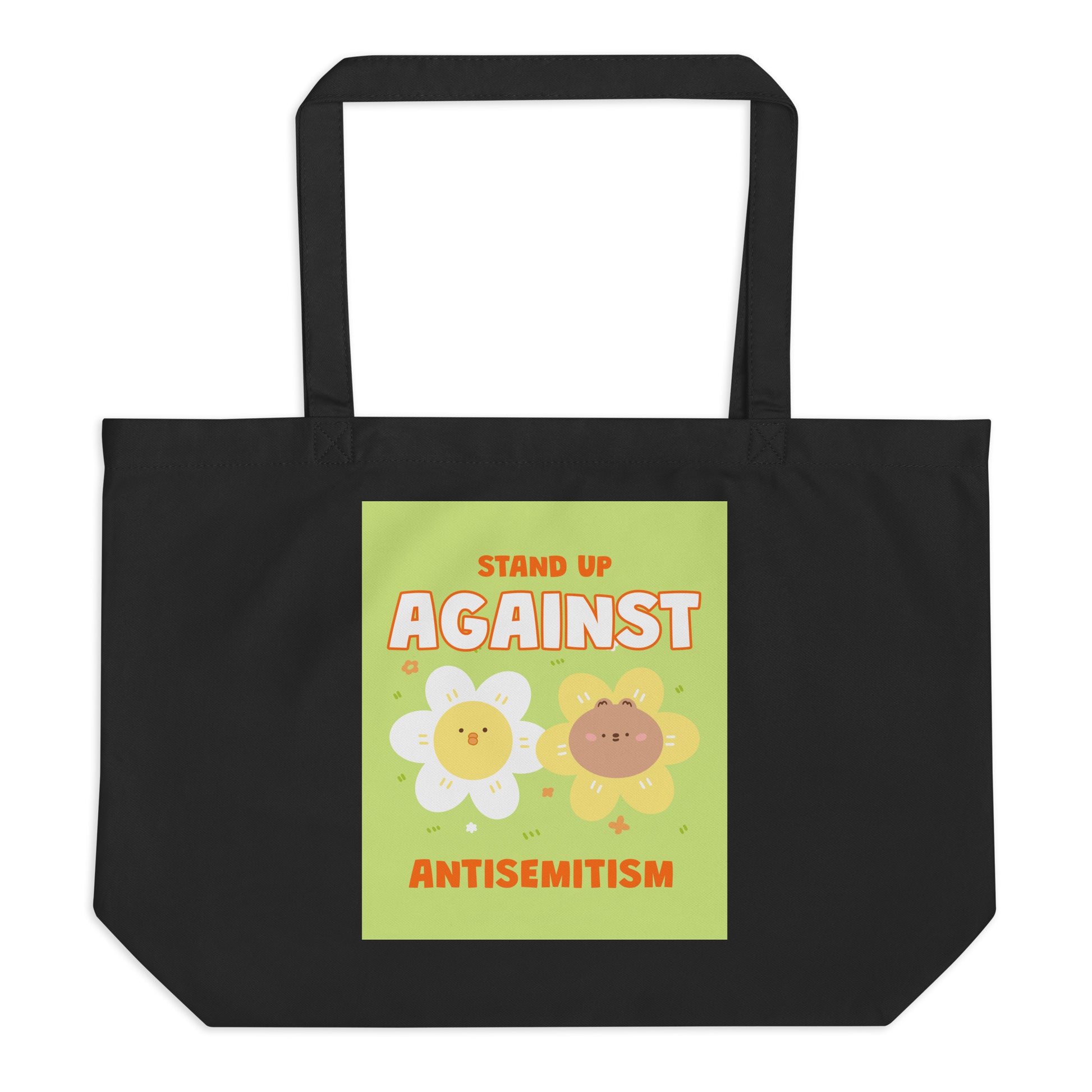 Cute Friend | Antisemitism | Large Organic Tote Bag
