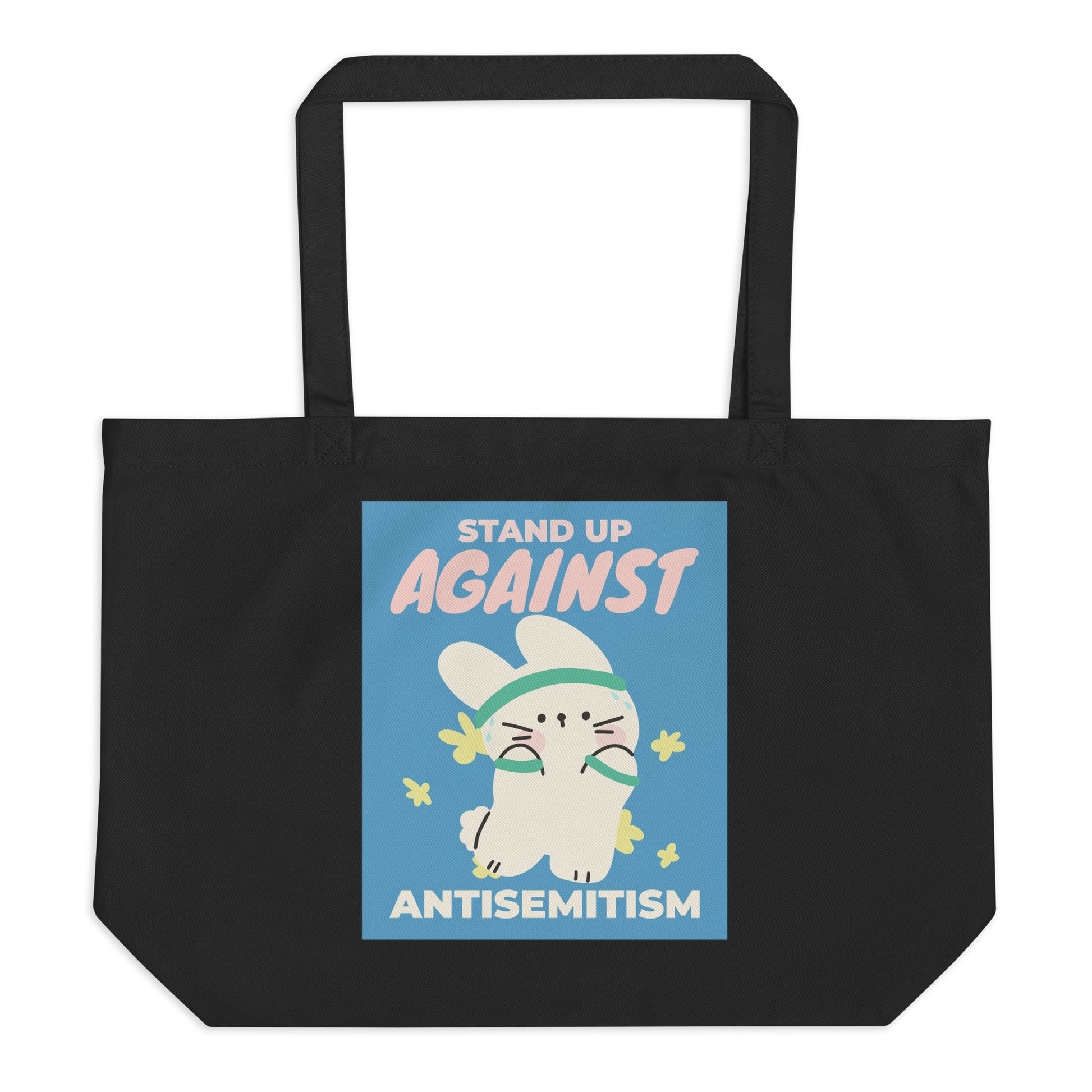 Cute Friend | Antisemitism | Large Organic Tote Bag