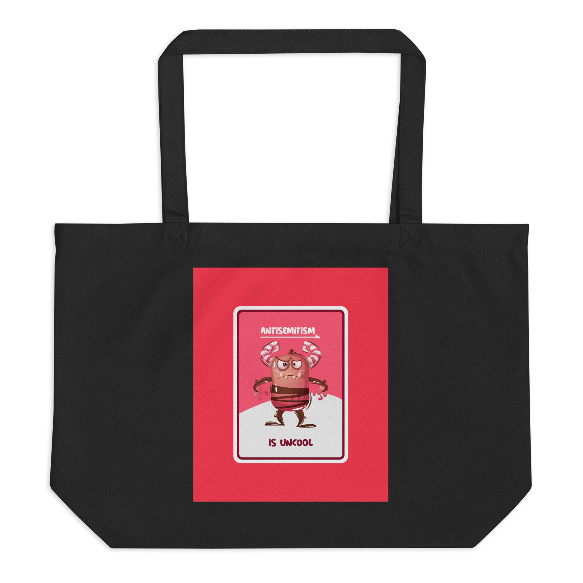 Cute Friend | Antisemitism | Large Organic Tote Bag