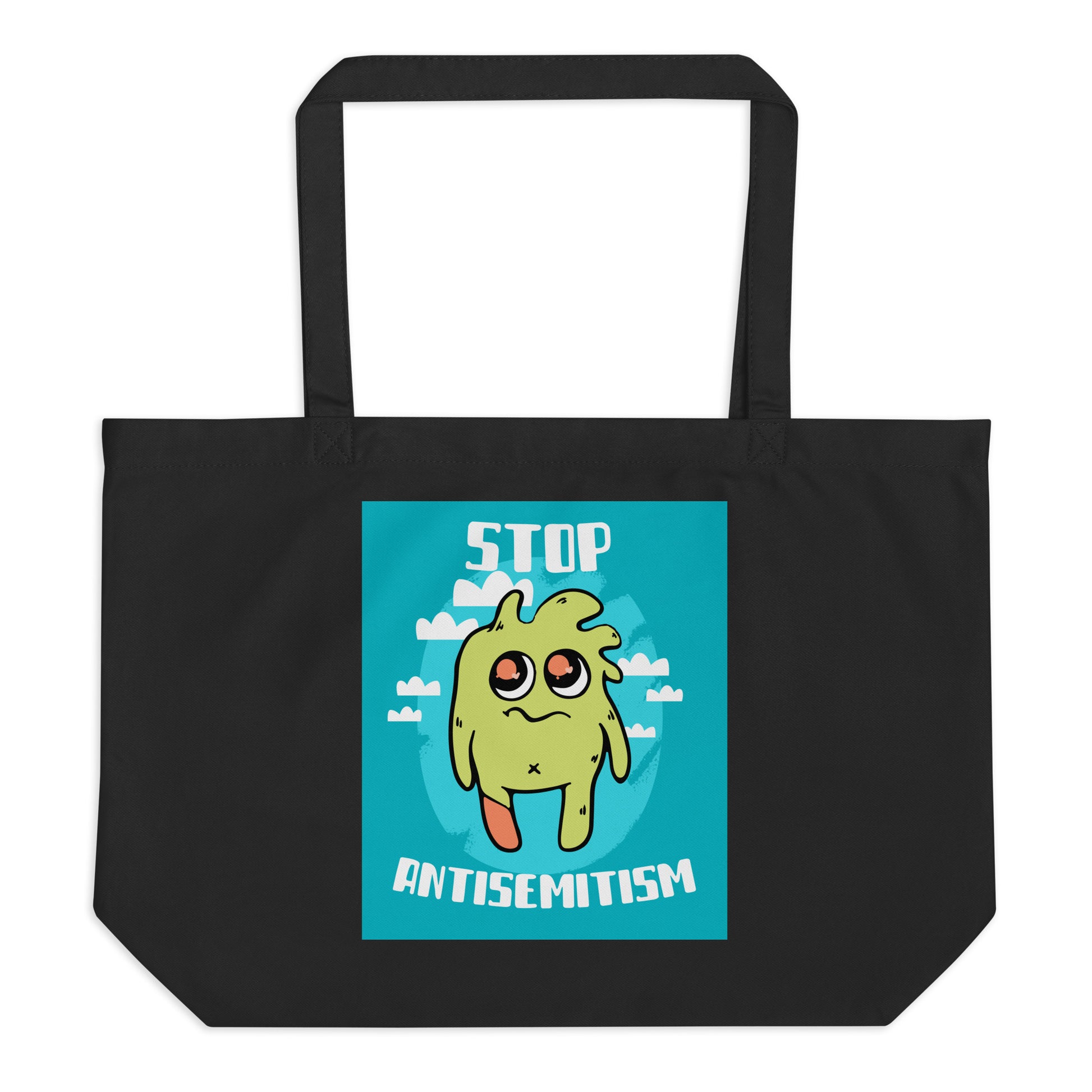 Cute Friend | Antisemitism | Large Organic Tote Bag