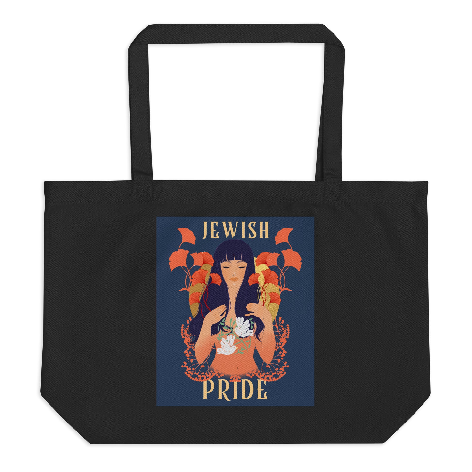 Jewish Beauty | Large Organic Tote Bag