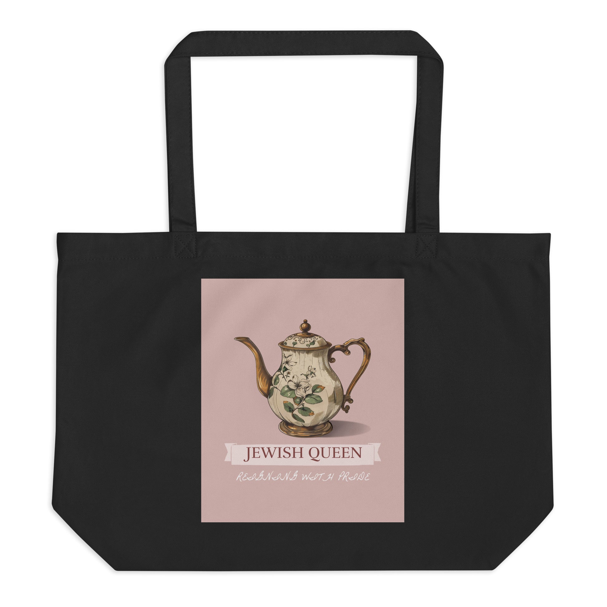 Jewish Queen | Large Organic Tote Bag