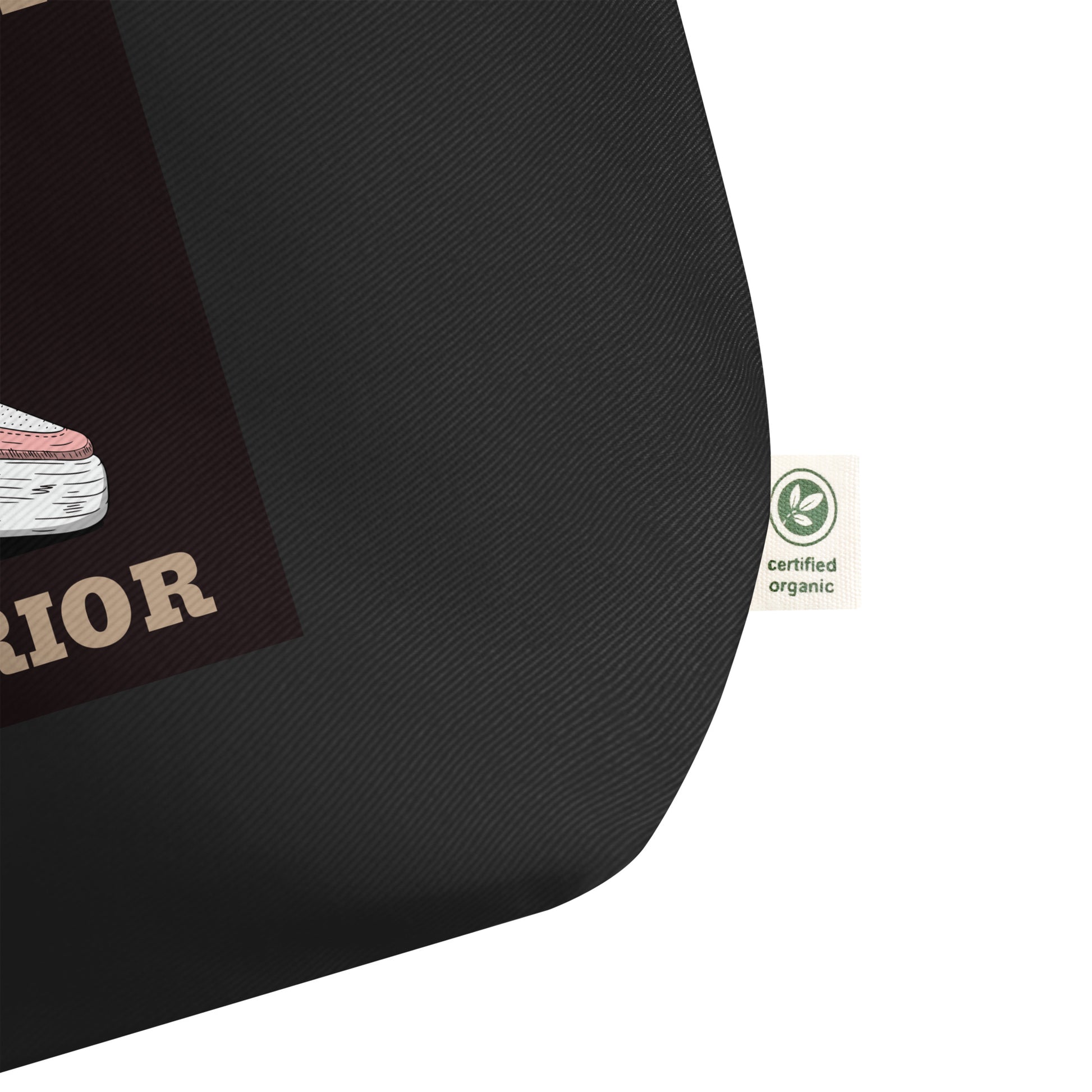 Brave Warrior | Large Organic Tote Bag