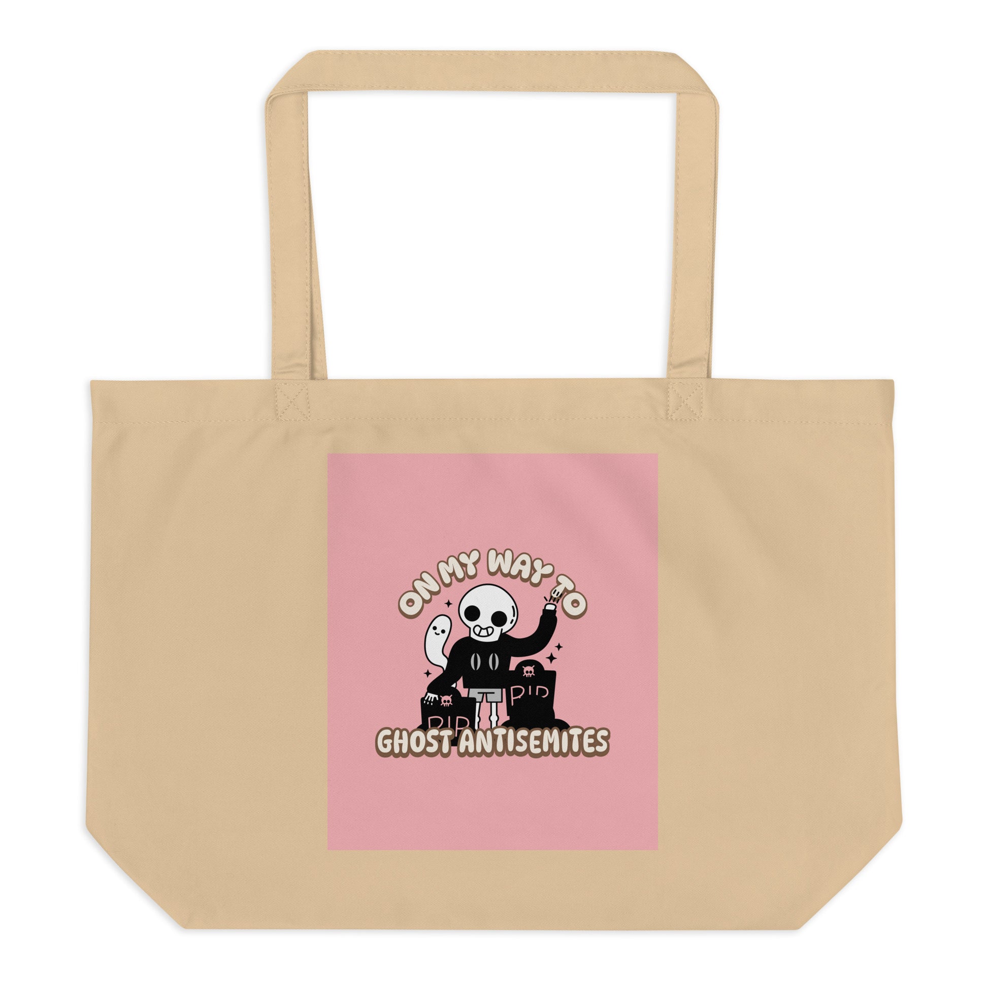 Ghost Antisemites | Large Organic Tote Bag