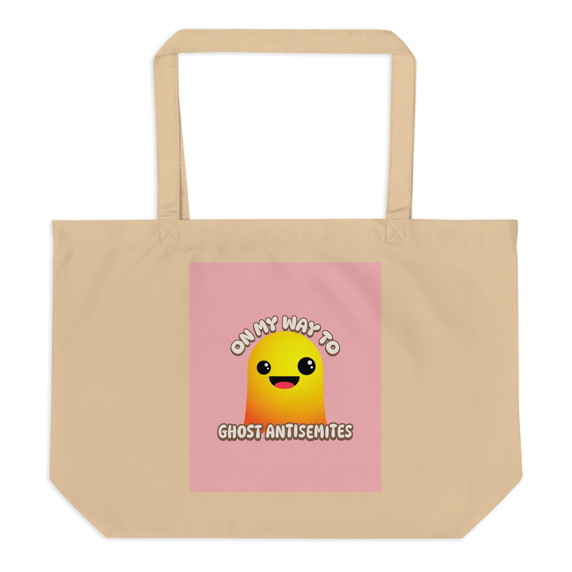Ghost Antisemites | Large Organic Tote Bag