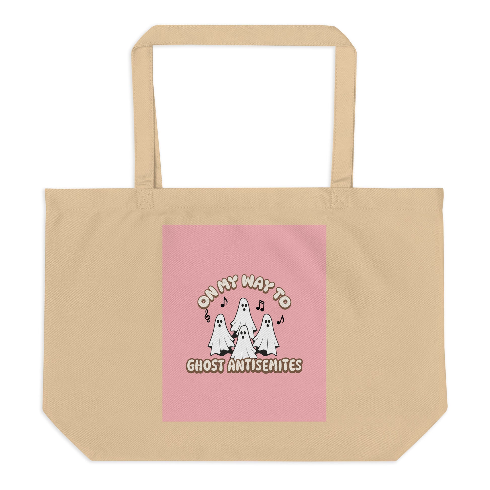 Ghost Antisemites | Large Organic Tote Bag
