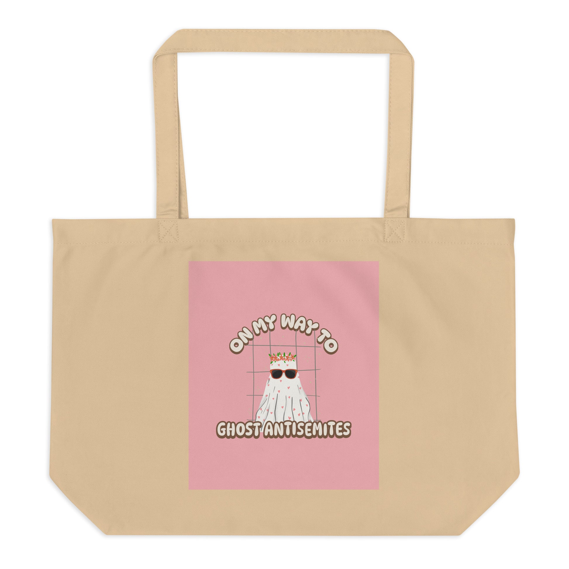 Ghost Antisemites | Large Organic Tote Bag