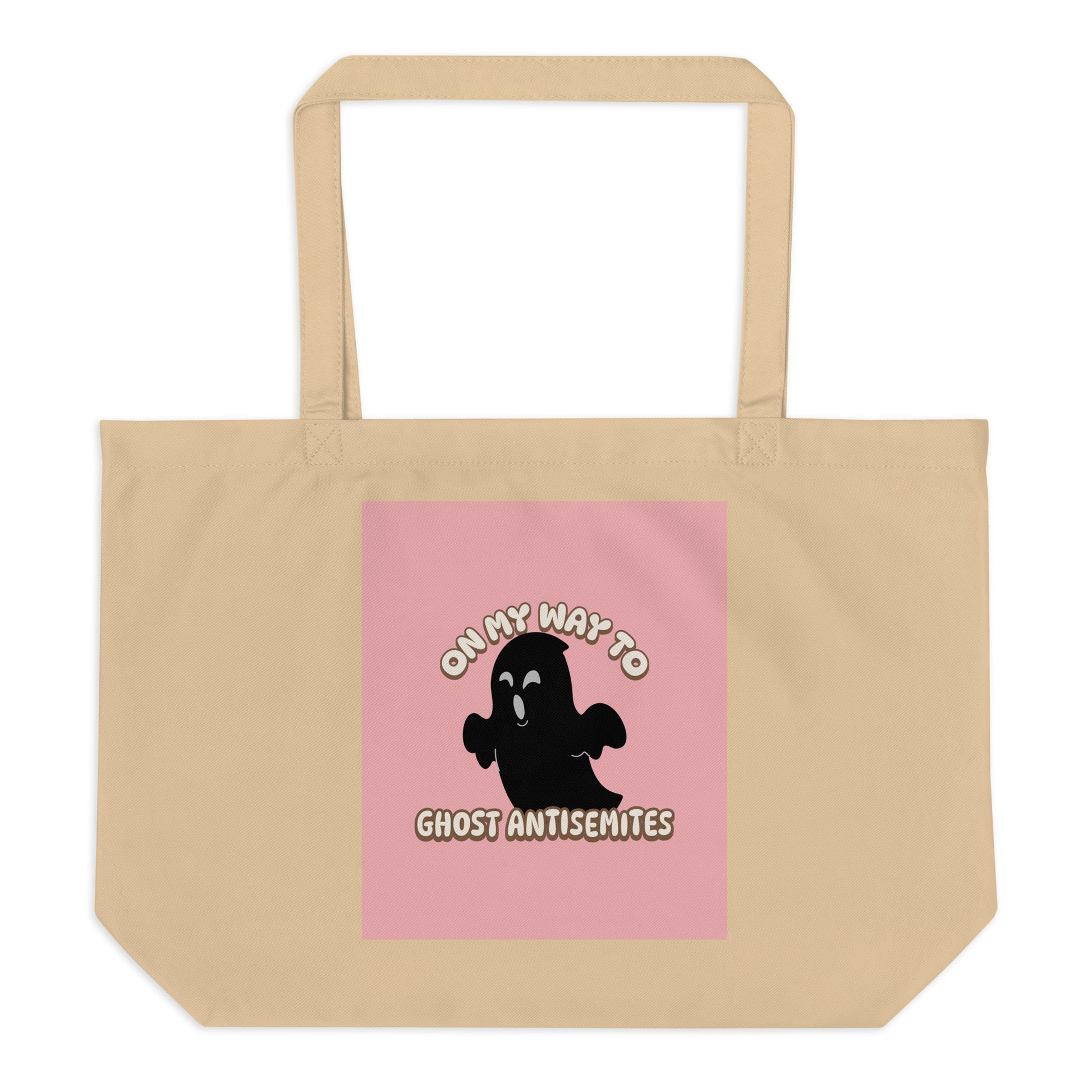 Ghost Antisemites | Large Organic Tote Bag