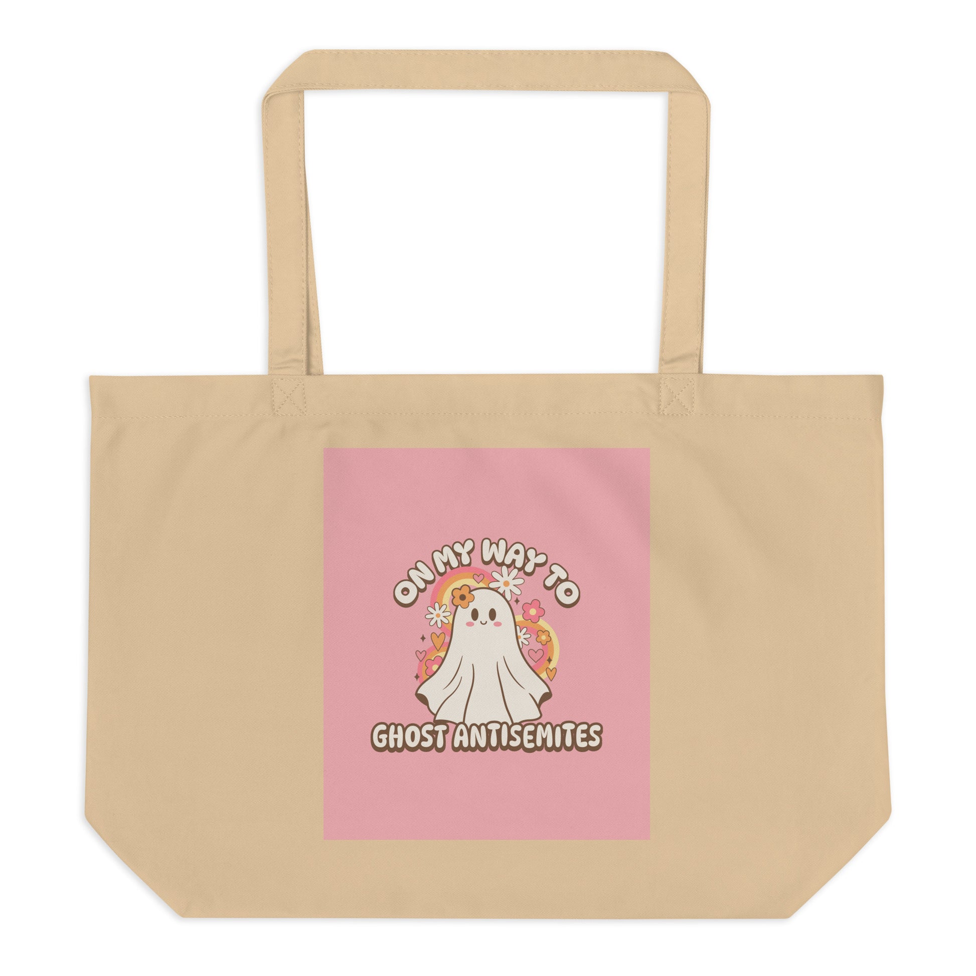 Ghost Antisemites | Large Organic Tote Bag