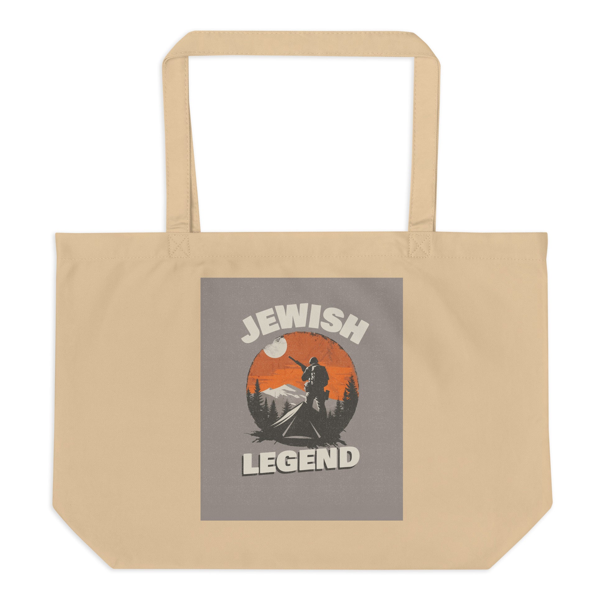 Jewish Legend | Large Organic Tote Bag