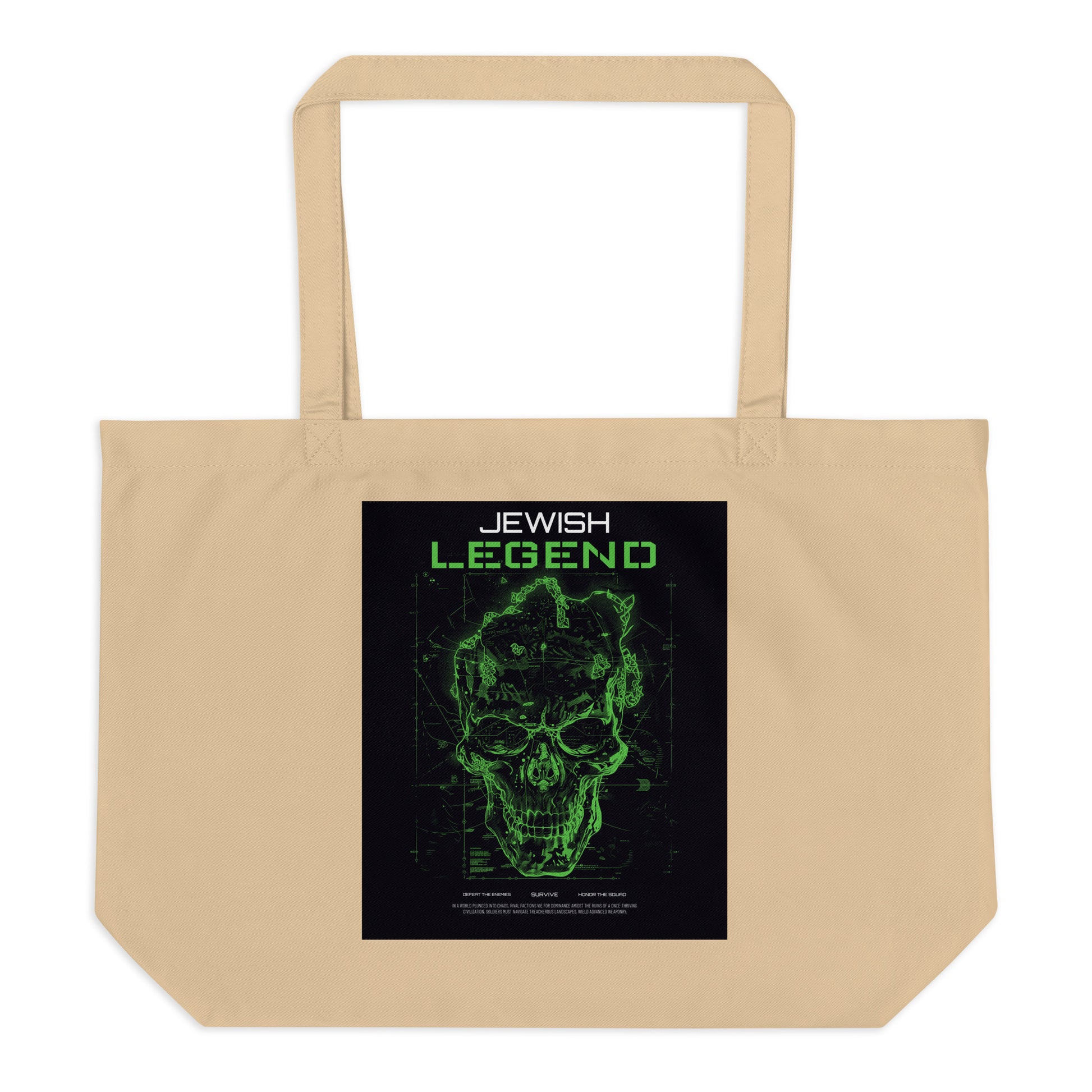 Jewish Legend | Large Organic Tote Bag