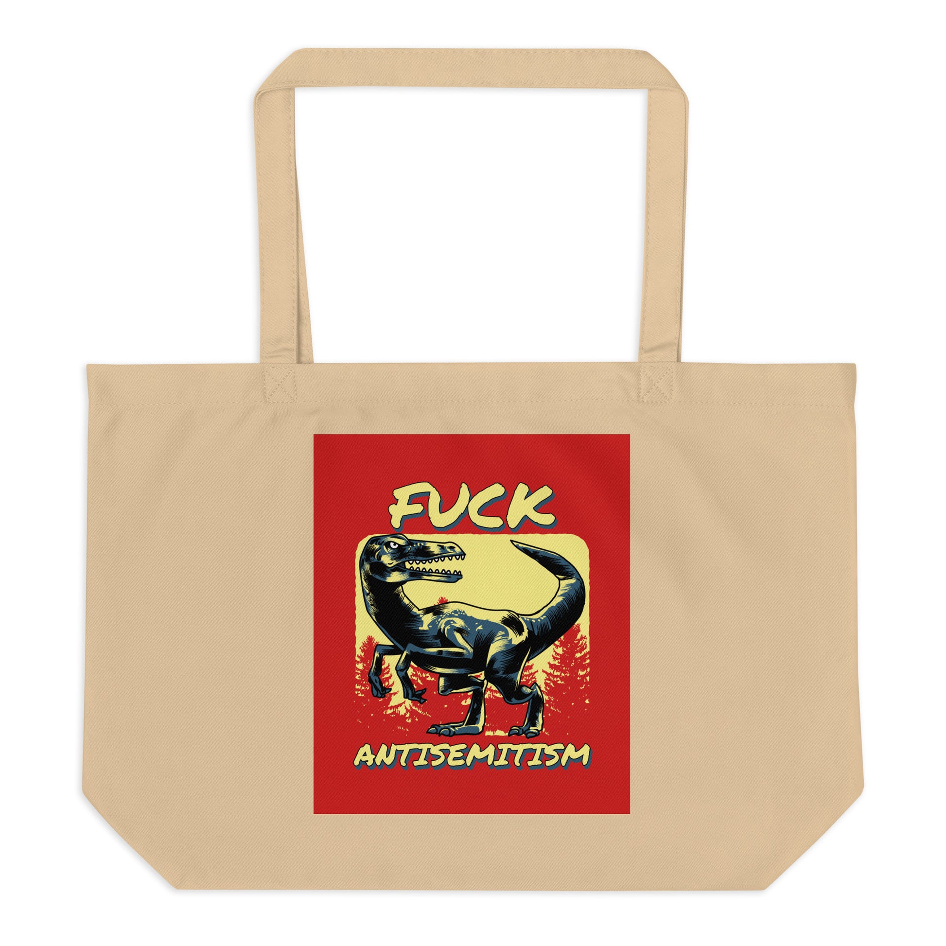 Battle Antisemitism | Large Organic Tote Bag
