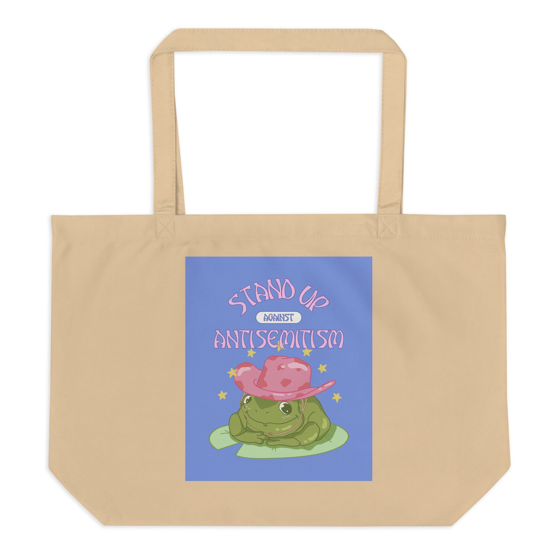 Cute Friend | Antisemitism | Large Organic Tote Bag