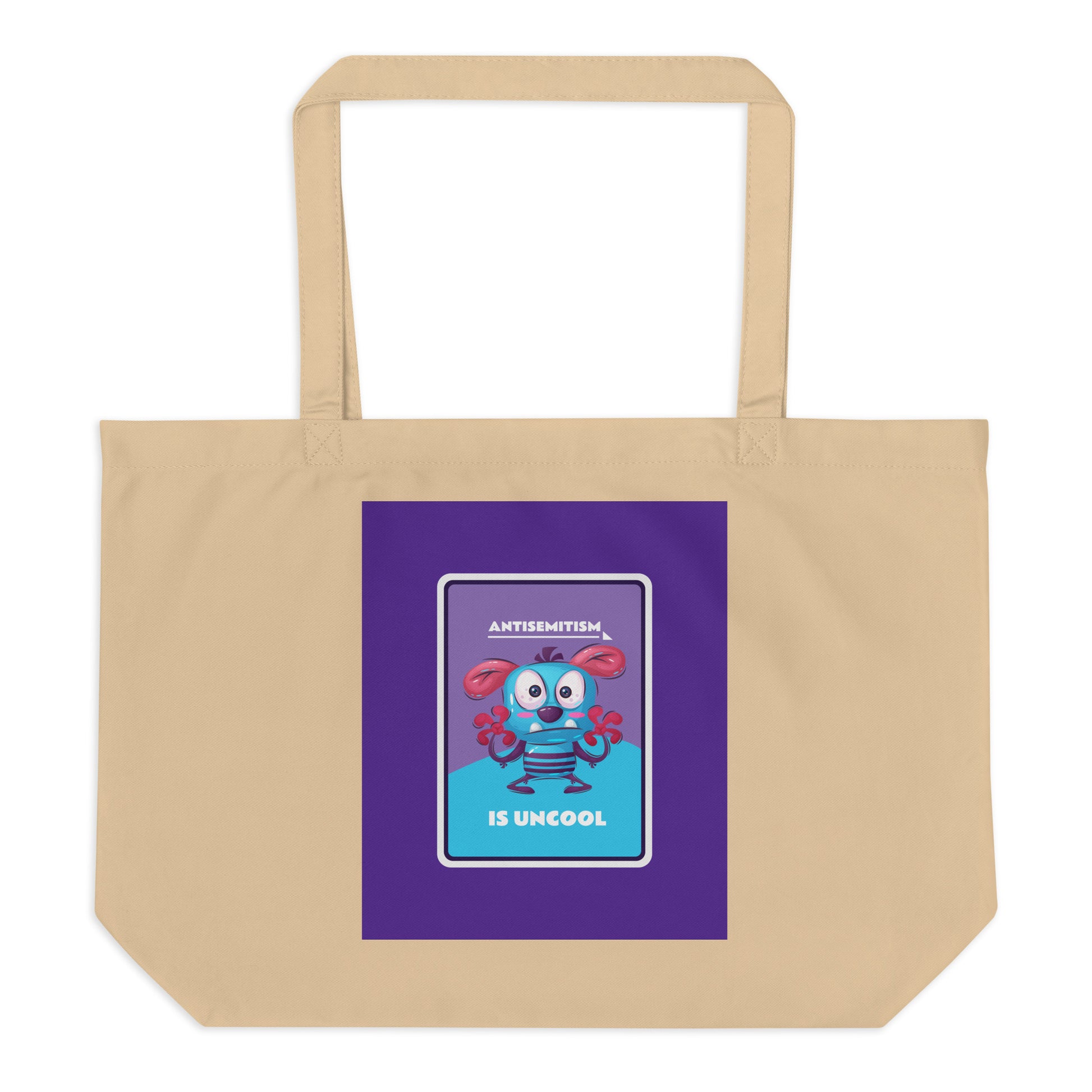 Cute Friend | Antisemitism | Large Organic Tote Bag