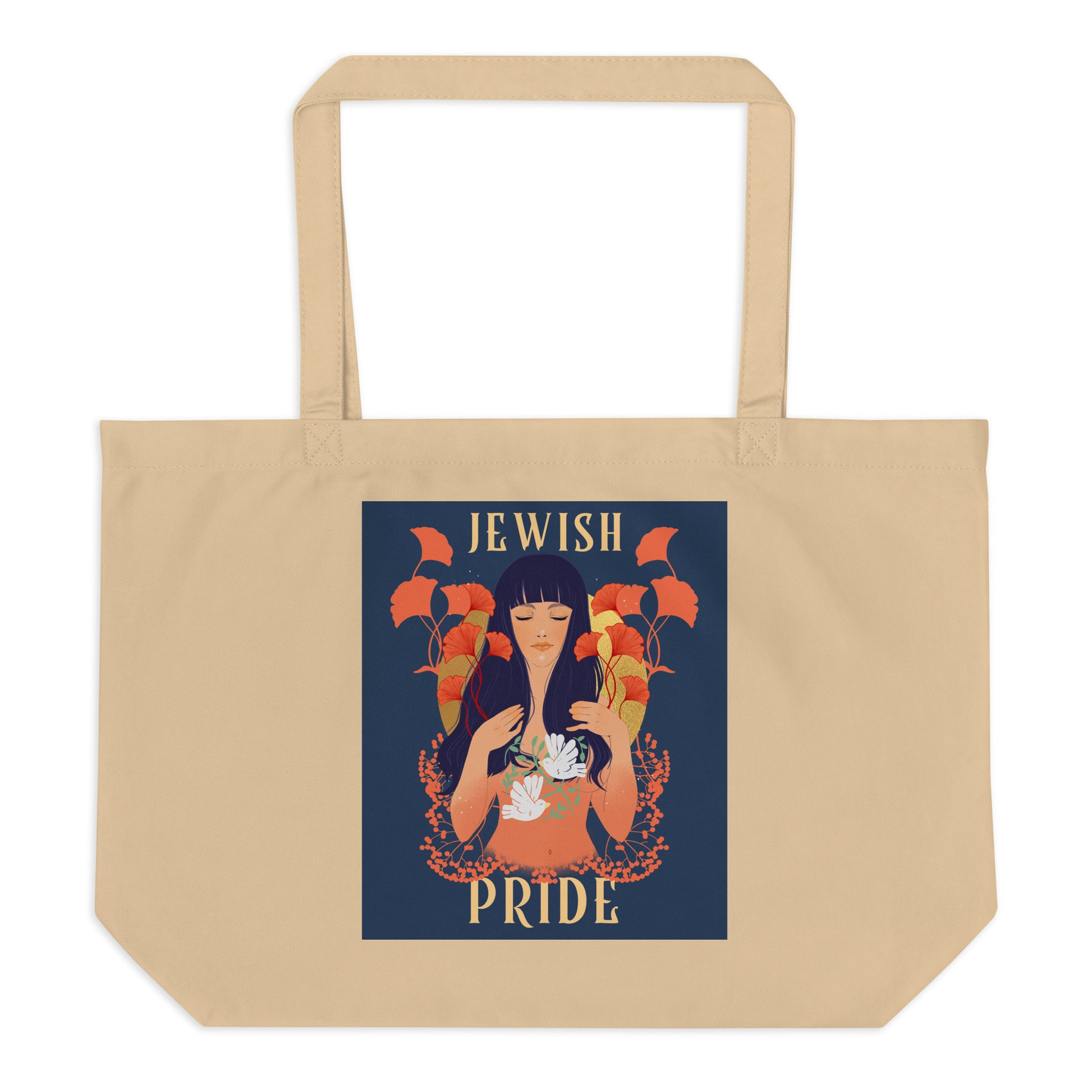 Jewish Beauty | Large Organic Tote Bag