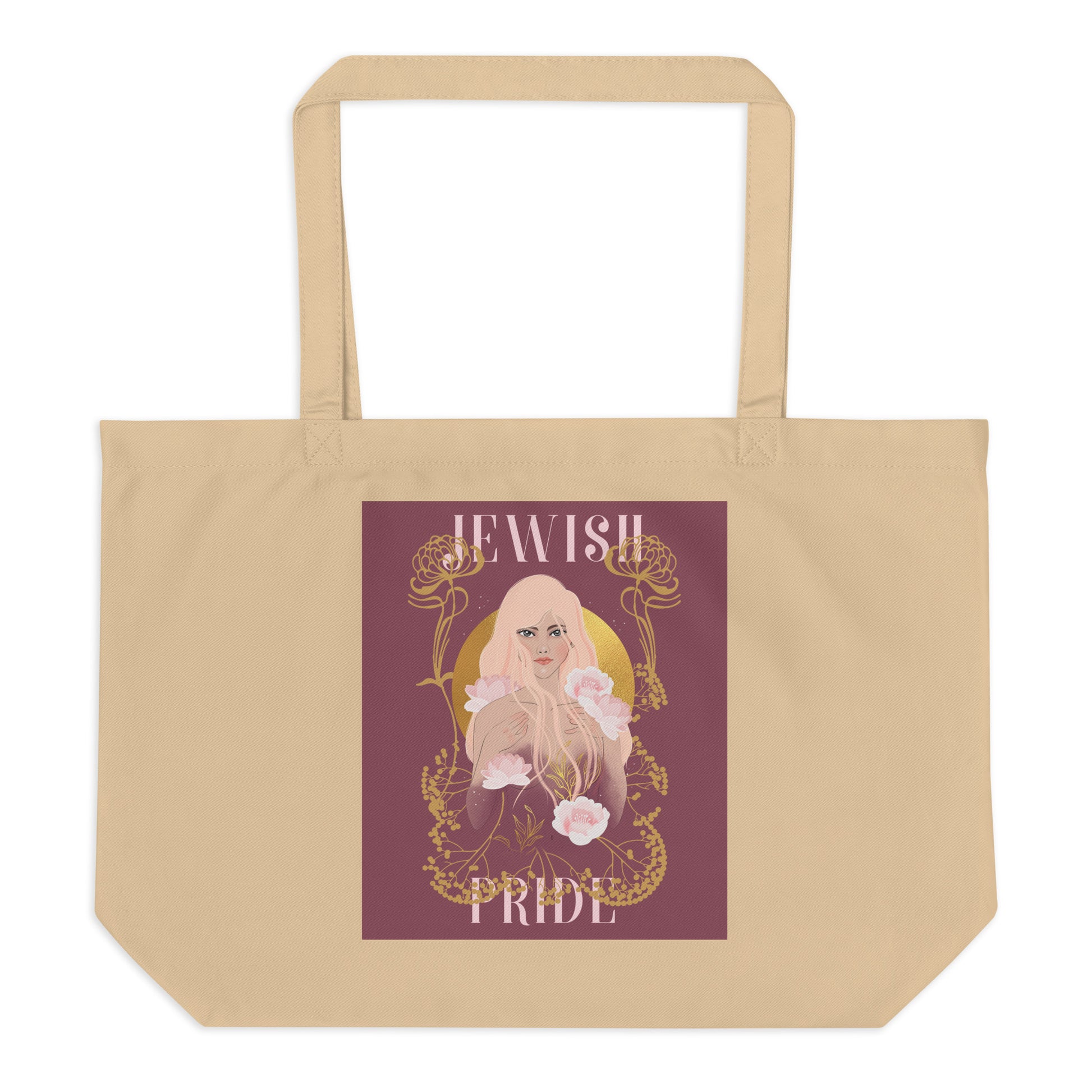 Jewish Beauty | Large Organic Tote Bag