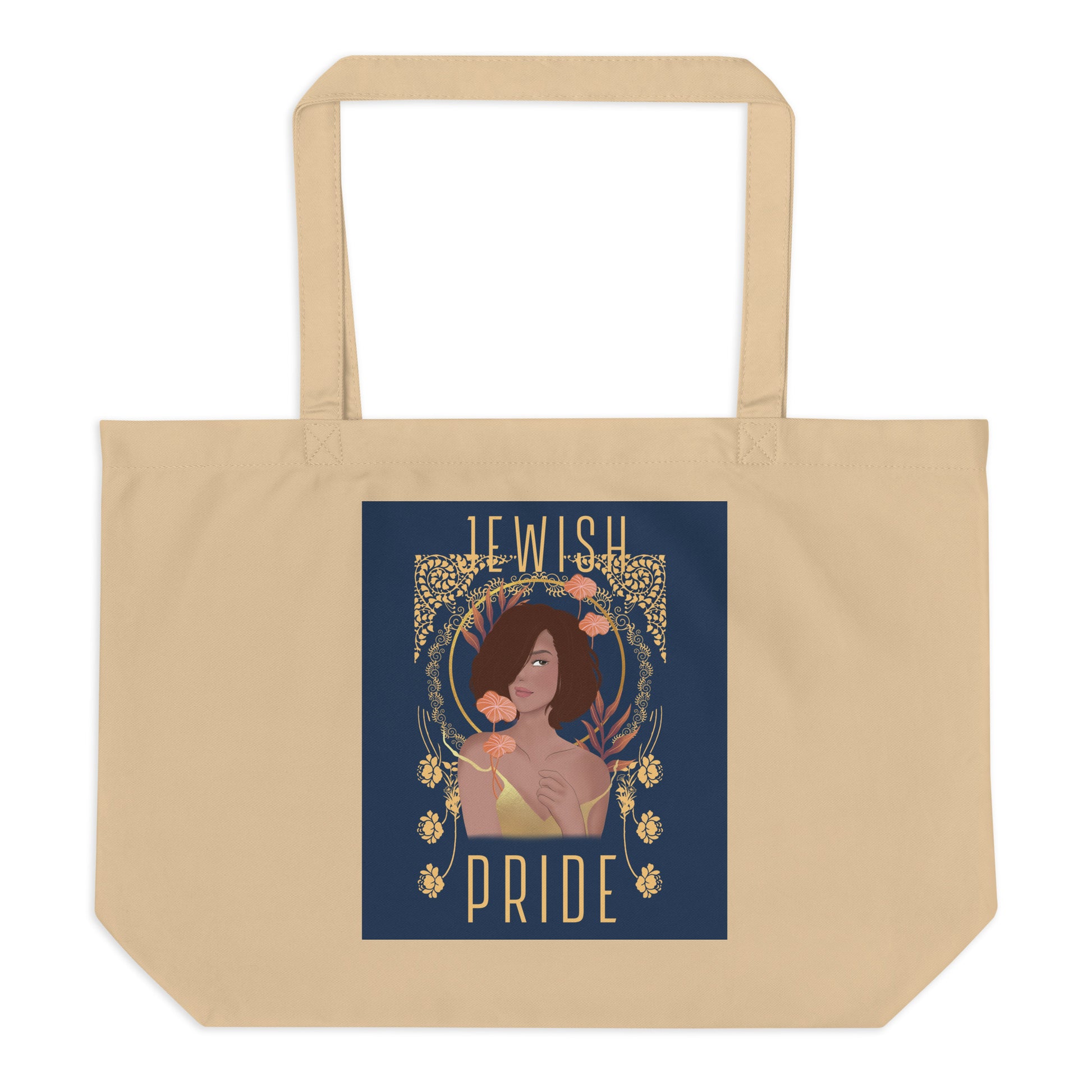 Jewish Beauty | Large Organic Tote Bag
