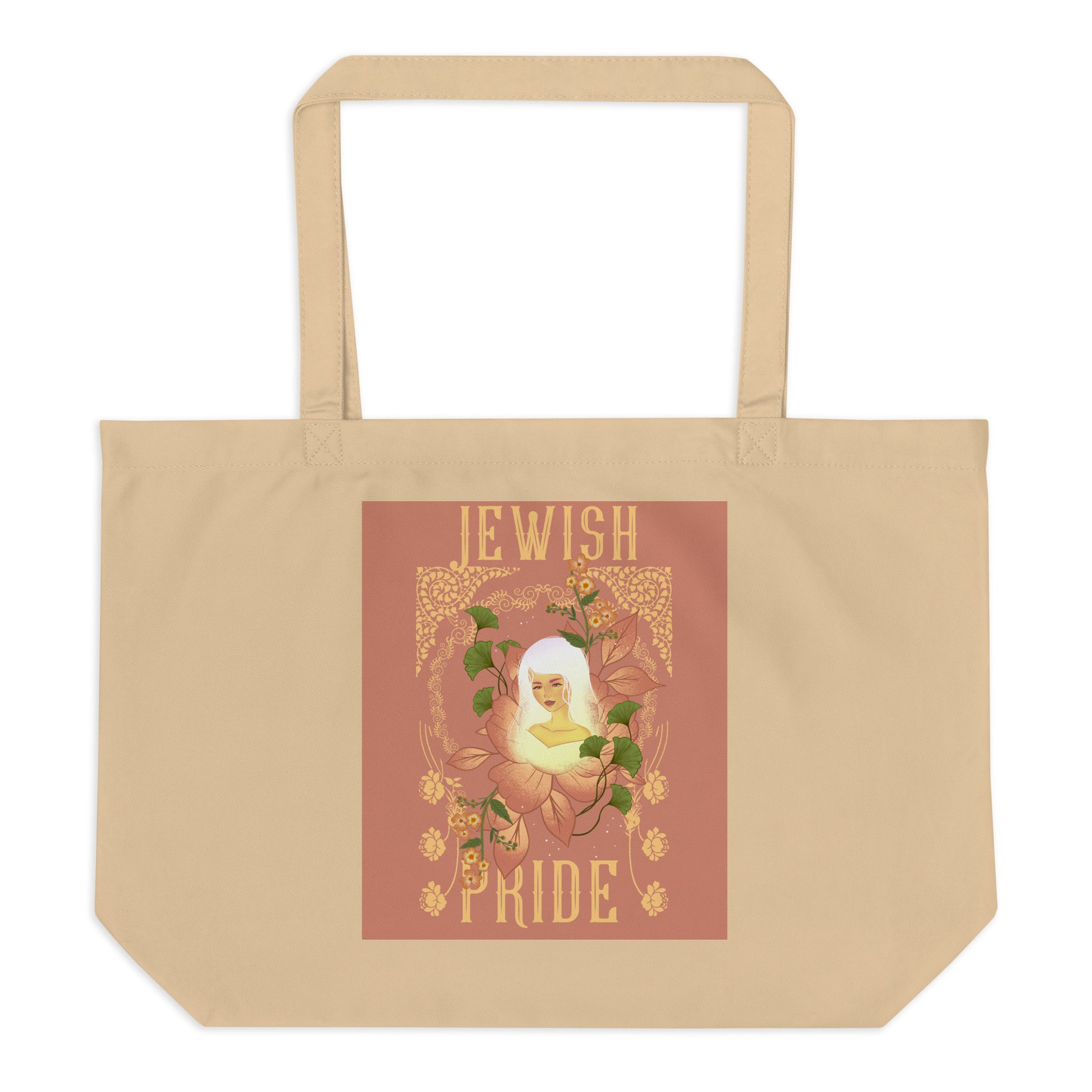 Jewish Beauty | Large Organic Tote Bag