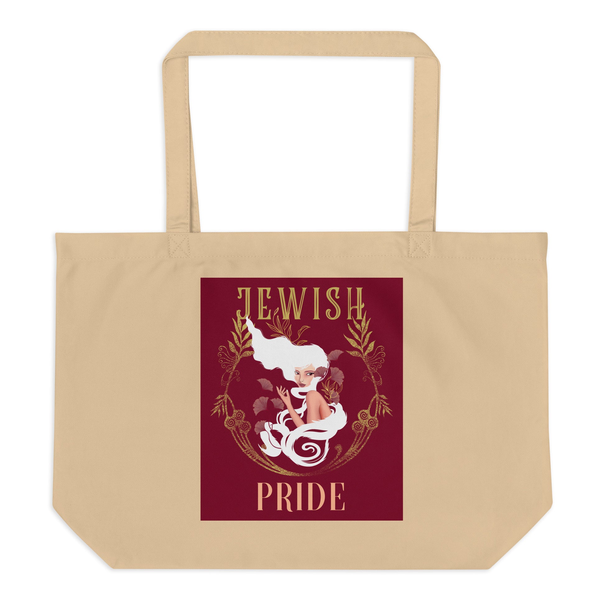 Jewish Beauty | Large Organic Tote Bag