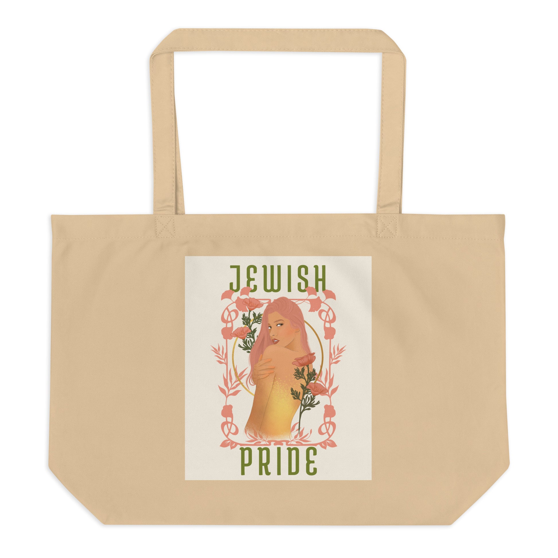 Jewish Beauty | Large Organic Tote Bag